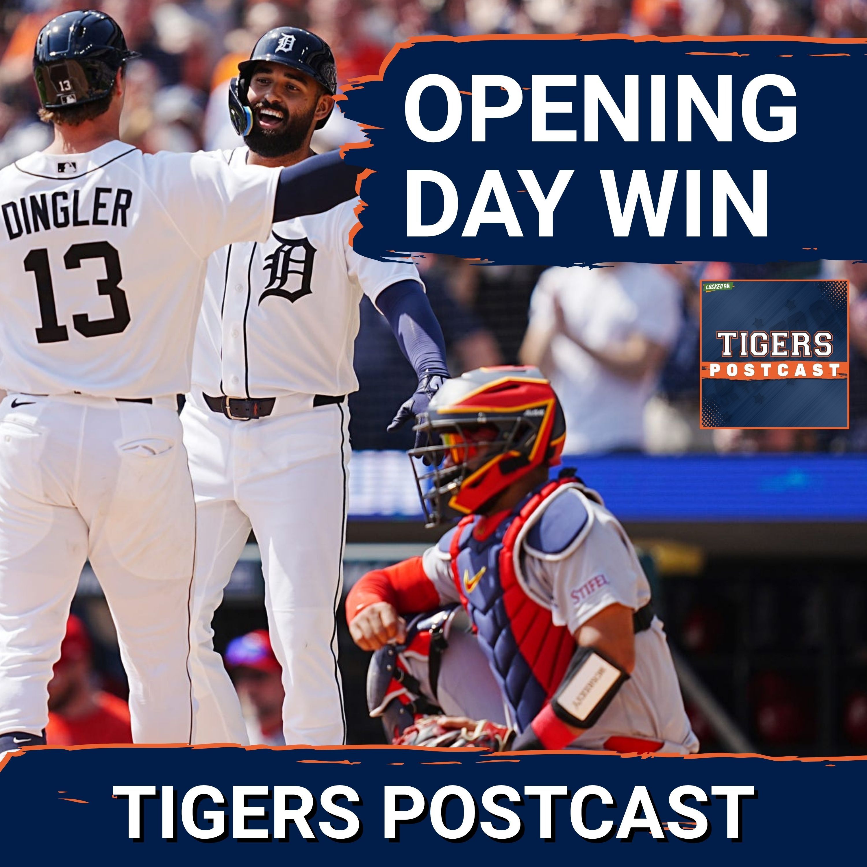 TIGERS POSTCAST: OPENING DAY SHUTOUT! Detroit Tigers BEAT St. Louis Cardinals, Dingler Goes Yard
