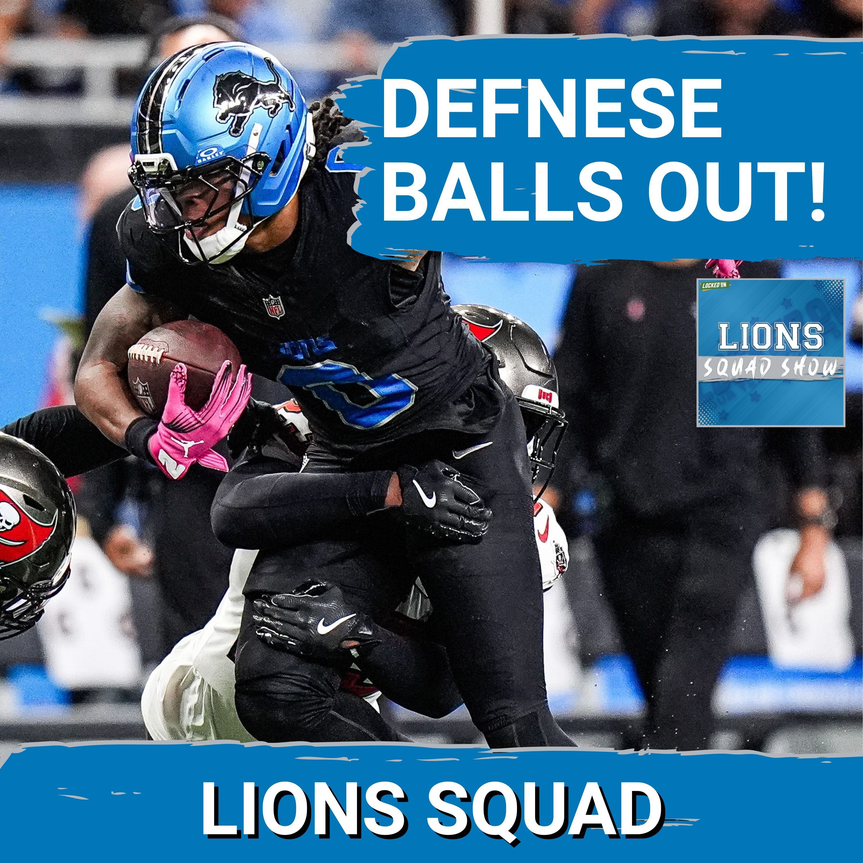 LIONS SQUAD SHOW: Detroit Lions BEAT Tampa Bay Buccaneers Behind Jahmyr Gibbs Big Night