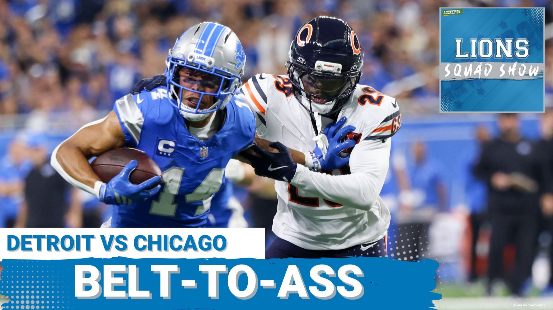 LIONS SQUAD SHOW: BELT-TO-ASS! Detroit Lions CRUSH Chicago Bears 52-21 In Ben Johnson’s Return