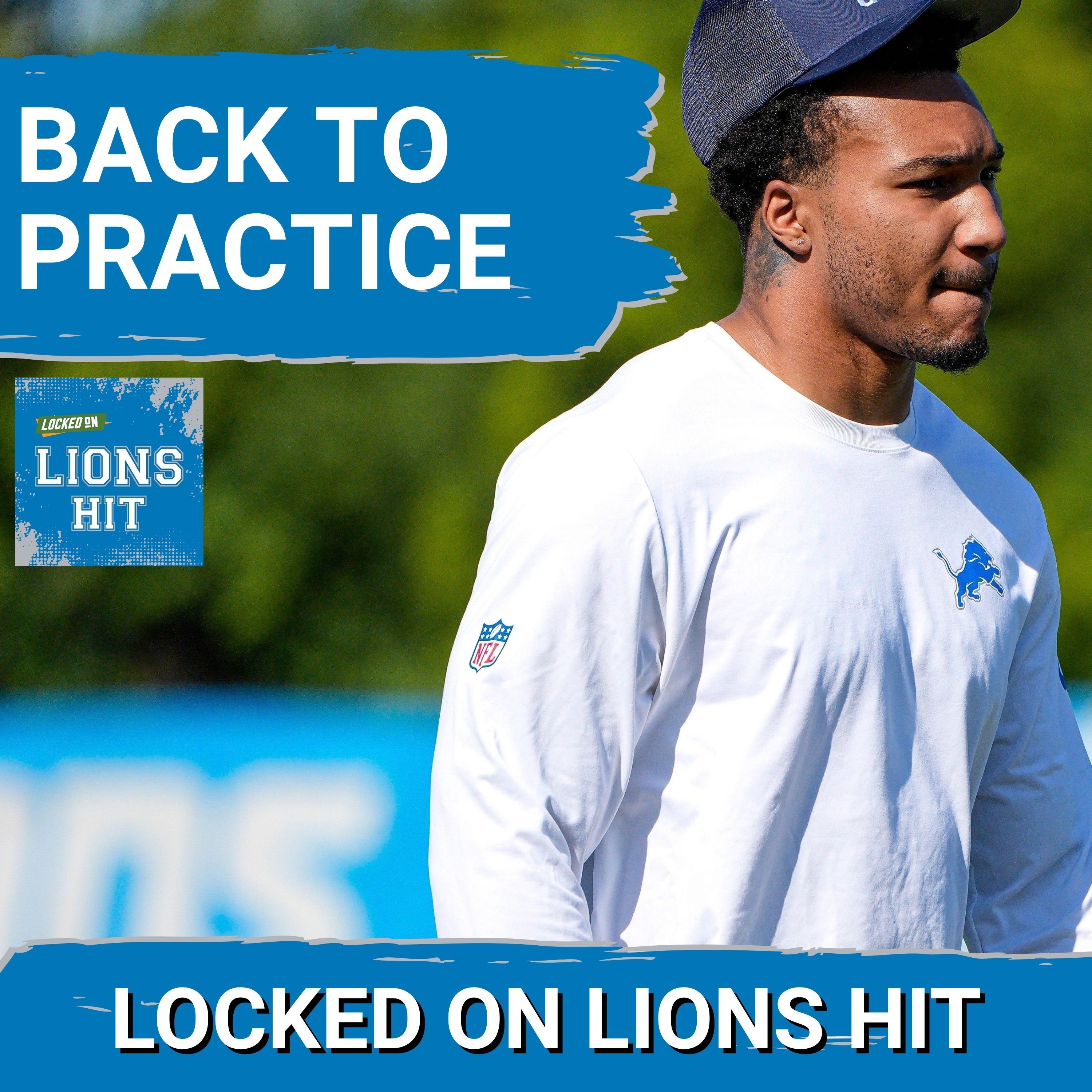 BACK TO PRACTICE! Brian Branch & Cade Mays RETURN To Detroit Lions Practice, Nearing Return episode artwork