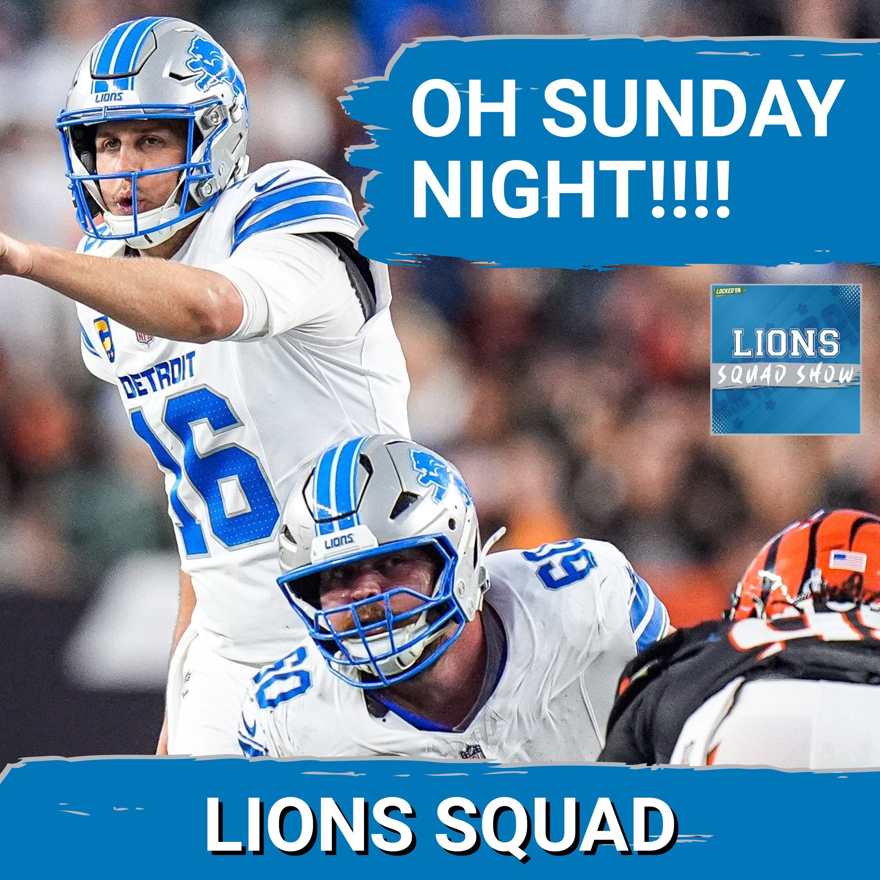 LIONS SQUAD SHOW: OH SUNDAY NIGHT! Detroit Lions GEAR UP For Sunday Night Football In Kansas City