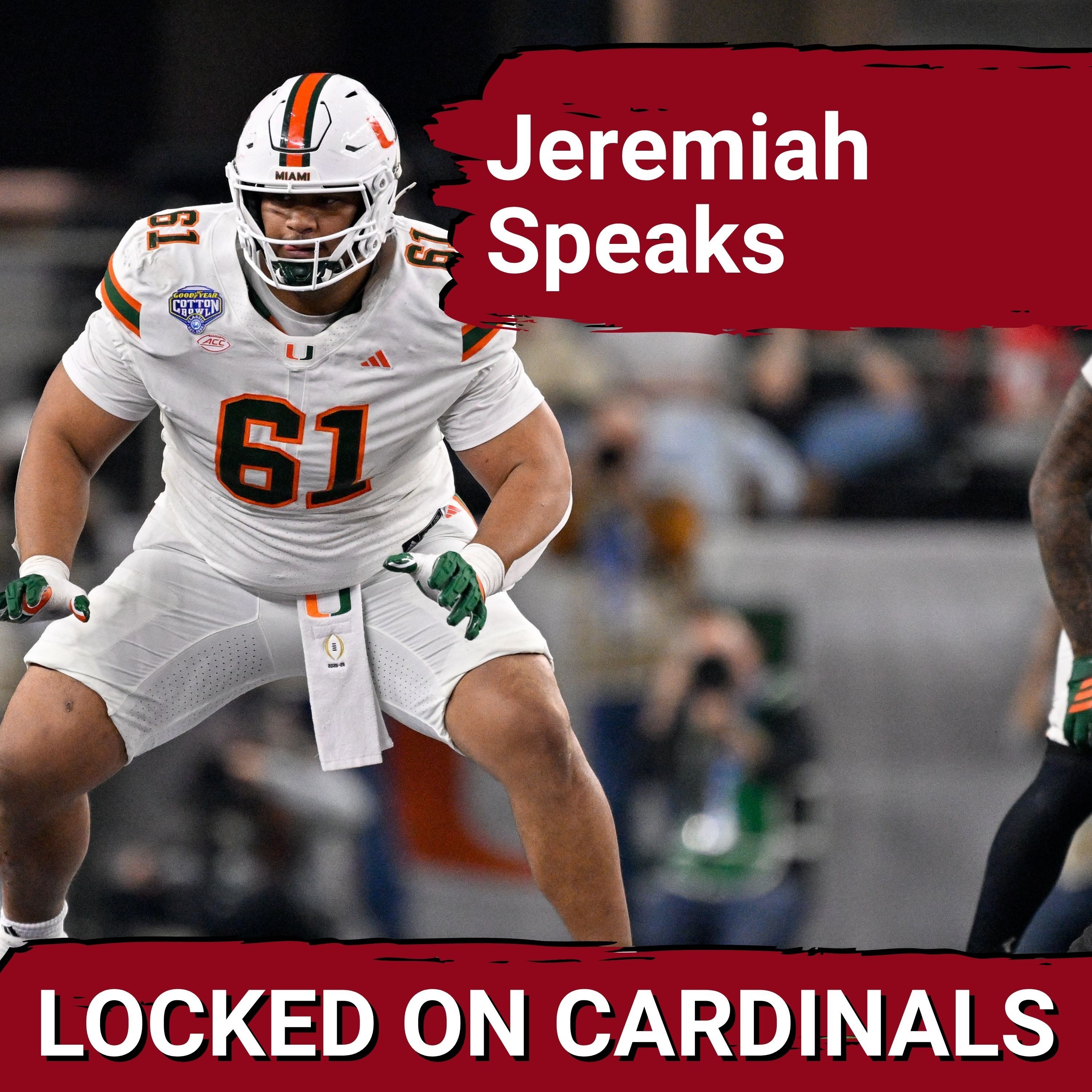 Arizona Cardinals Slated to Draft Miami's Francis Mauigoa In Most Important Mock Draft to Date Arizona Cardinals Slated to Draft Miami's Francis Mauigoa In Most Important Mock Draft to Date