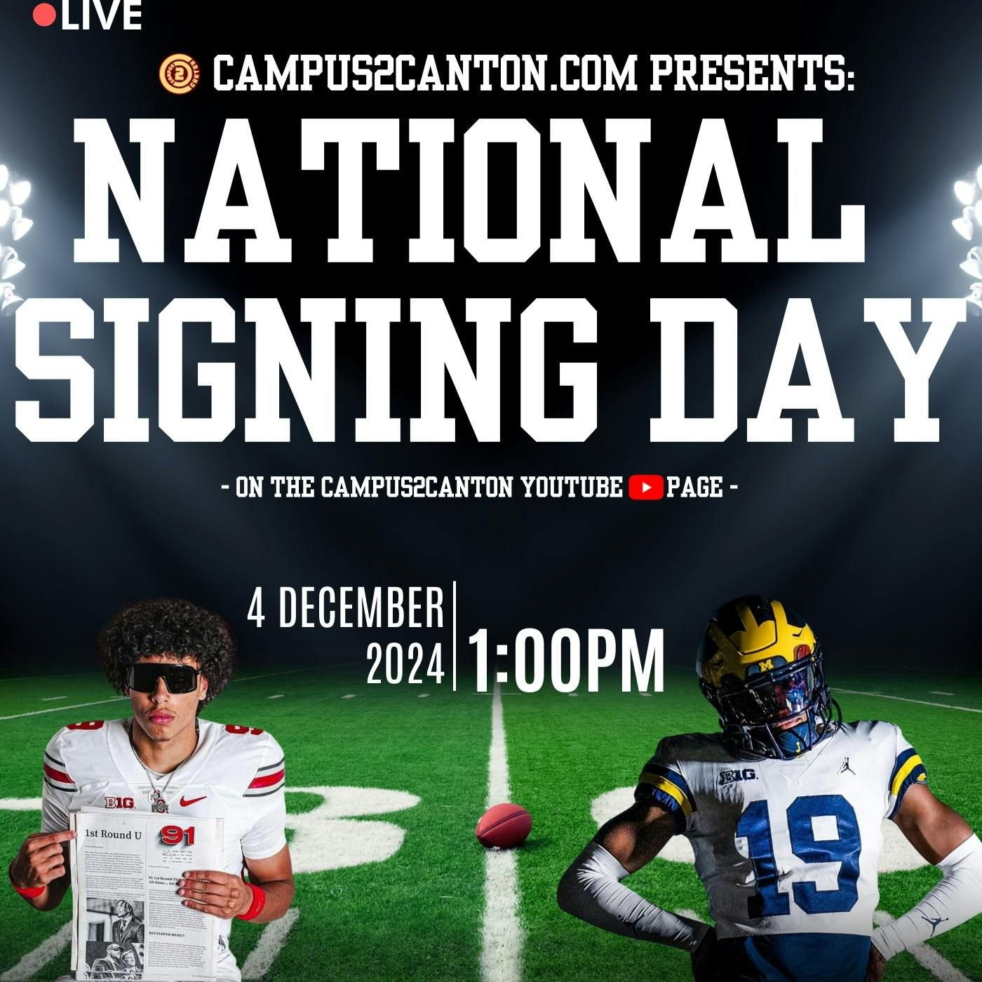 College Football National Signing Day | Presented By Campus2Canton | College Fantasy Football