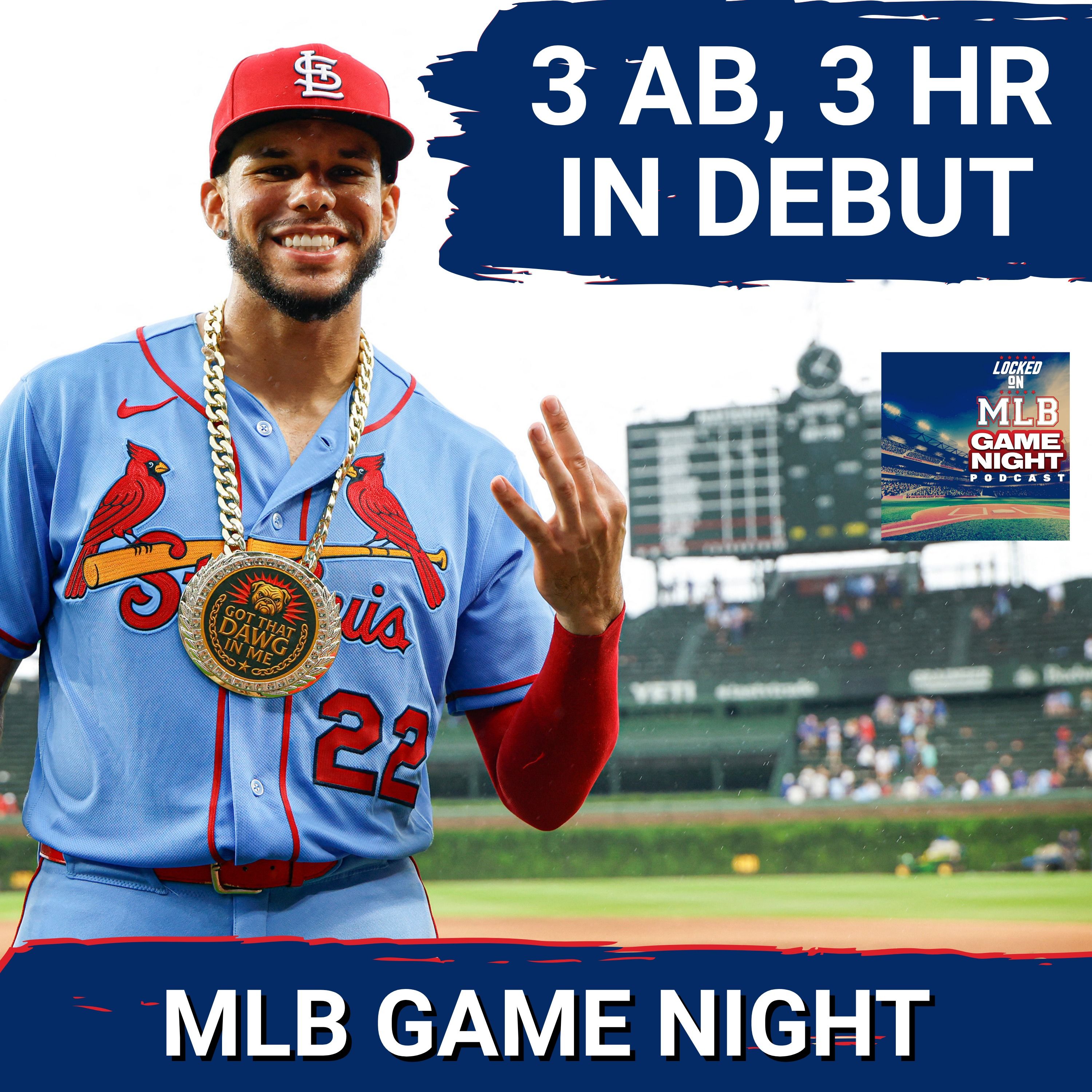 MLB GAME NIGHT: Cards rookie Joshua Baez has HISTORIC debut vs Cubs! Brewers & Dodgers battle in LA episode artwork