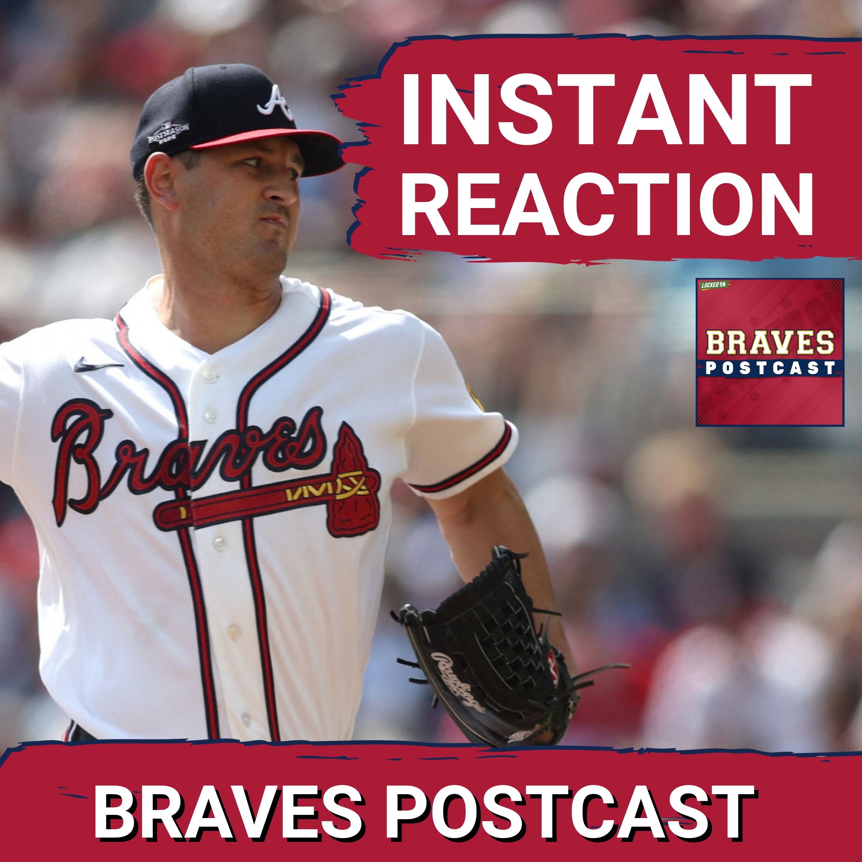 BRAVES POSTCAST: Braves DROP GM2 of Wild Card in 10 after TERRIBLE bullpen decision LIVE REACTION episode artwork