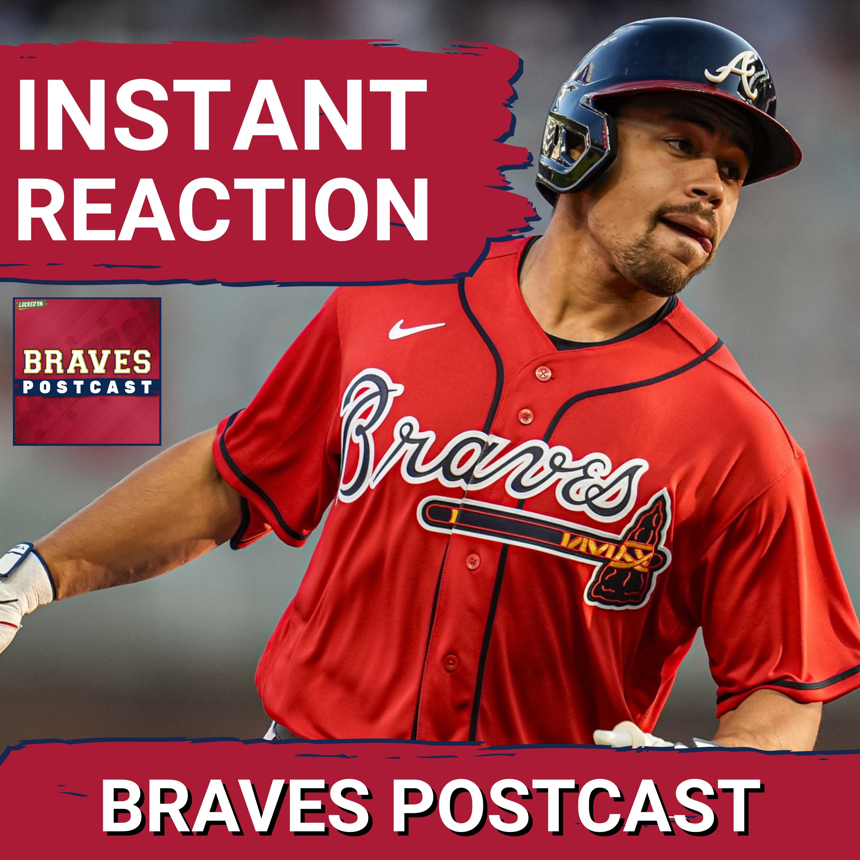 BRAVES POSTCAST: Atlanta Braves WALK OFF the Boston Red Sox in extra innings in opener LIVE REACTION