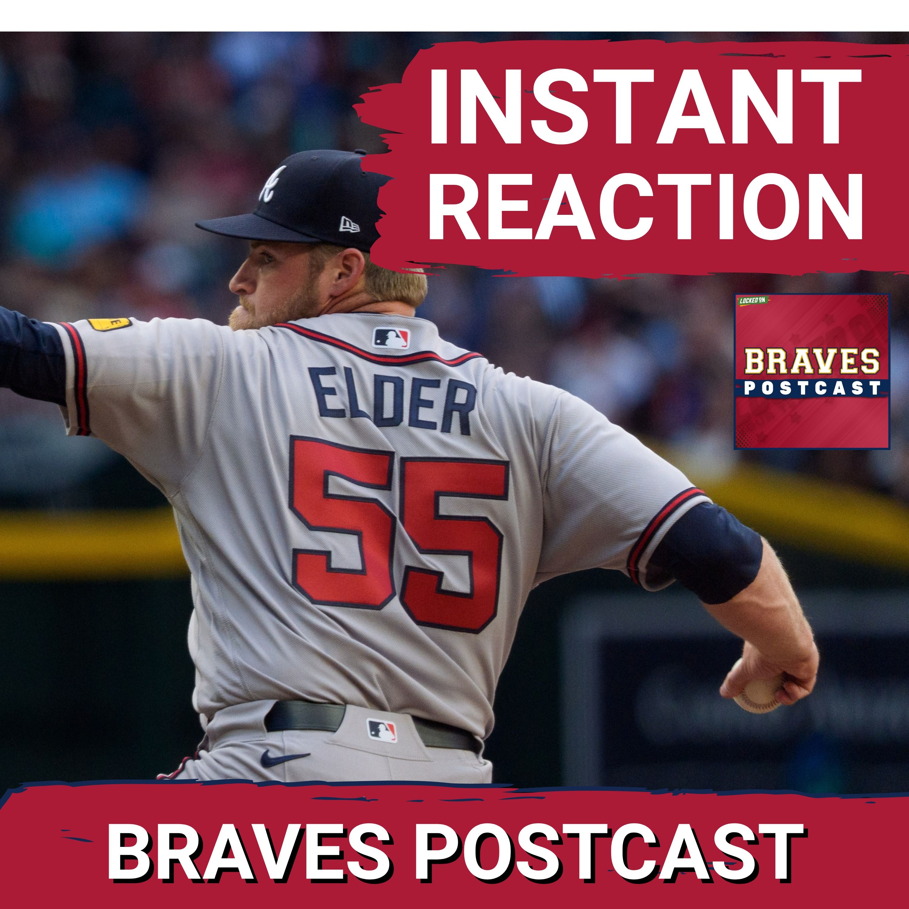 BRAVES POSTCAST: Atlanta Braves waste Bryce Elder gem, lose to Arizona Diamondbacks LIVE REACTION