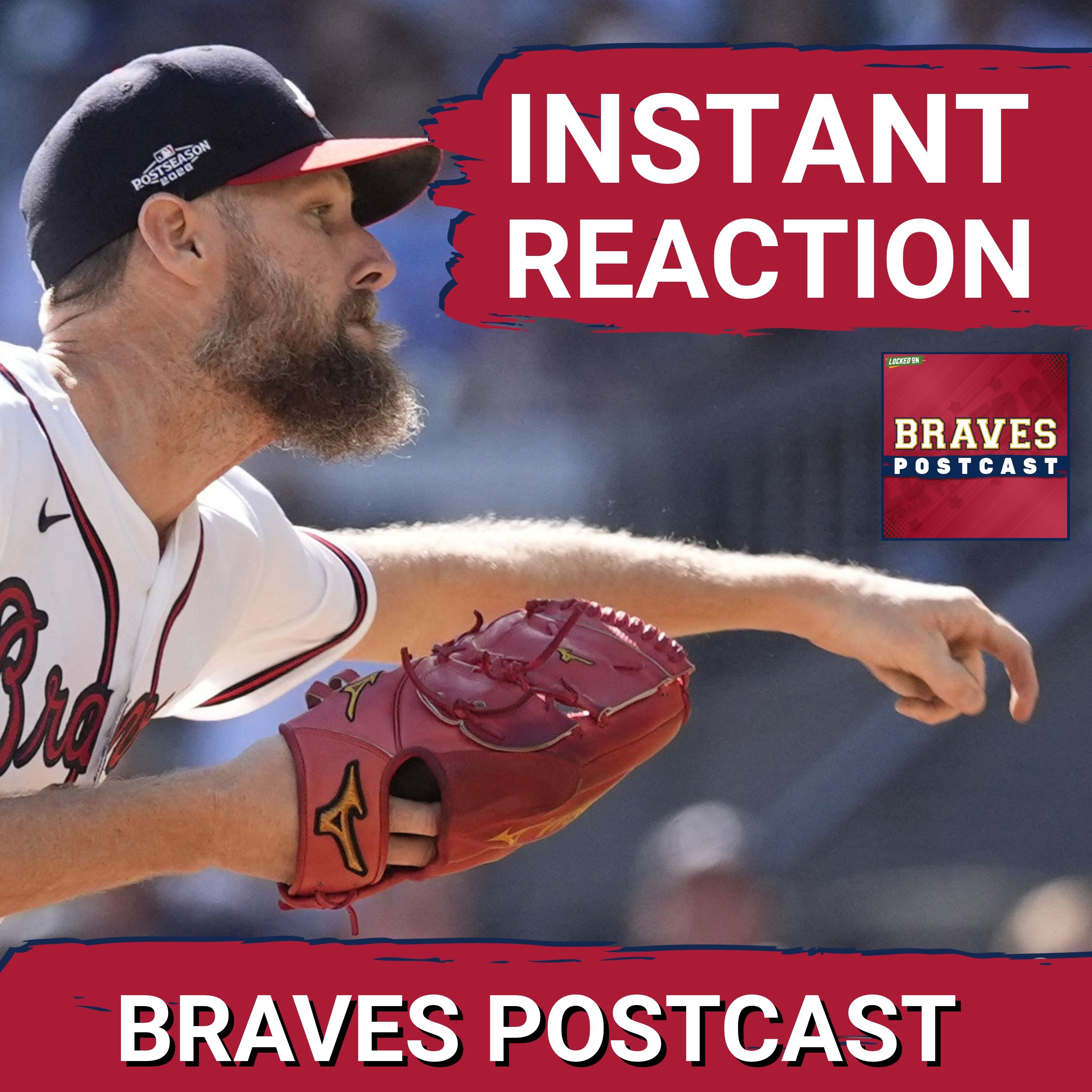 BRAVES POSTCAST: Austin Riley's big homer propels Braves to WIN in Wild Card Game 1 LIVE REACTION episode artwork