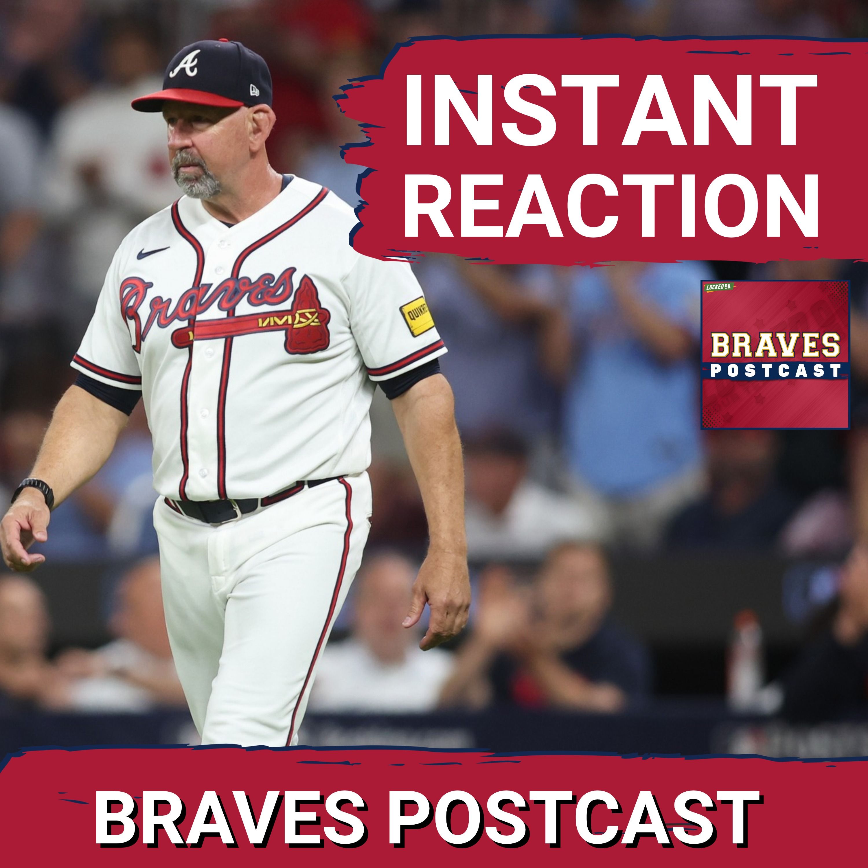 BRAVES POSTCAST: Braves eliminated by Dodgers after 3-1 loss on Wednesday night | LIVE REACTION episode artwork