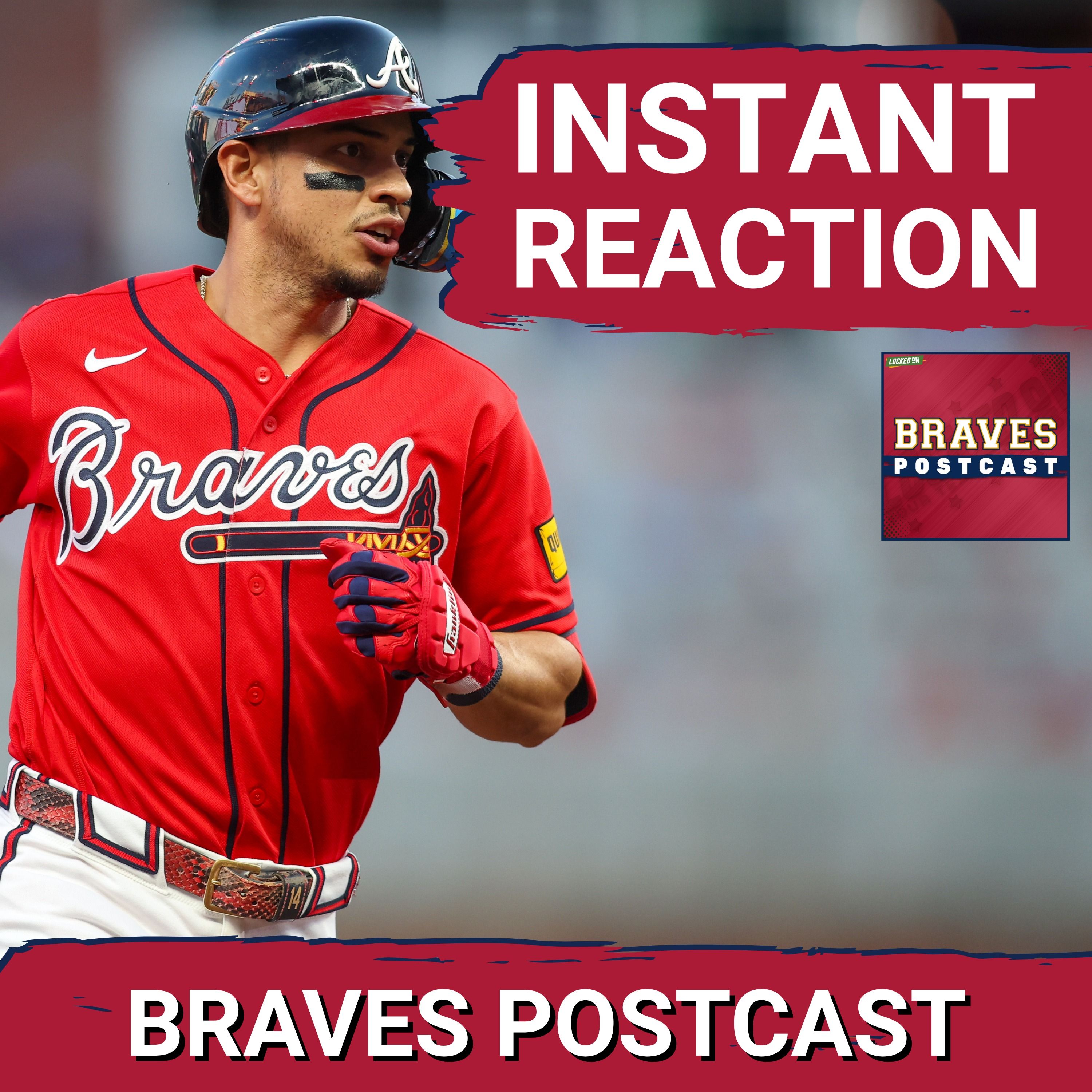 BRAVES POSTCAST: Atlanta Braves win series opener thanks to Dubón's home run, bullpen  LIVE REACTION episode artwork