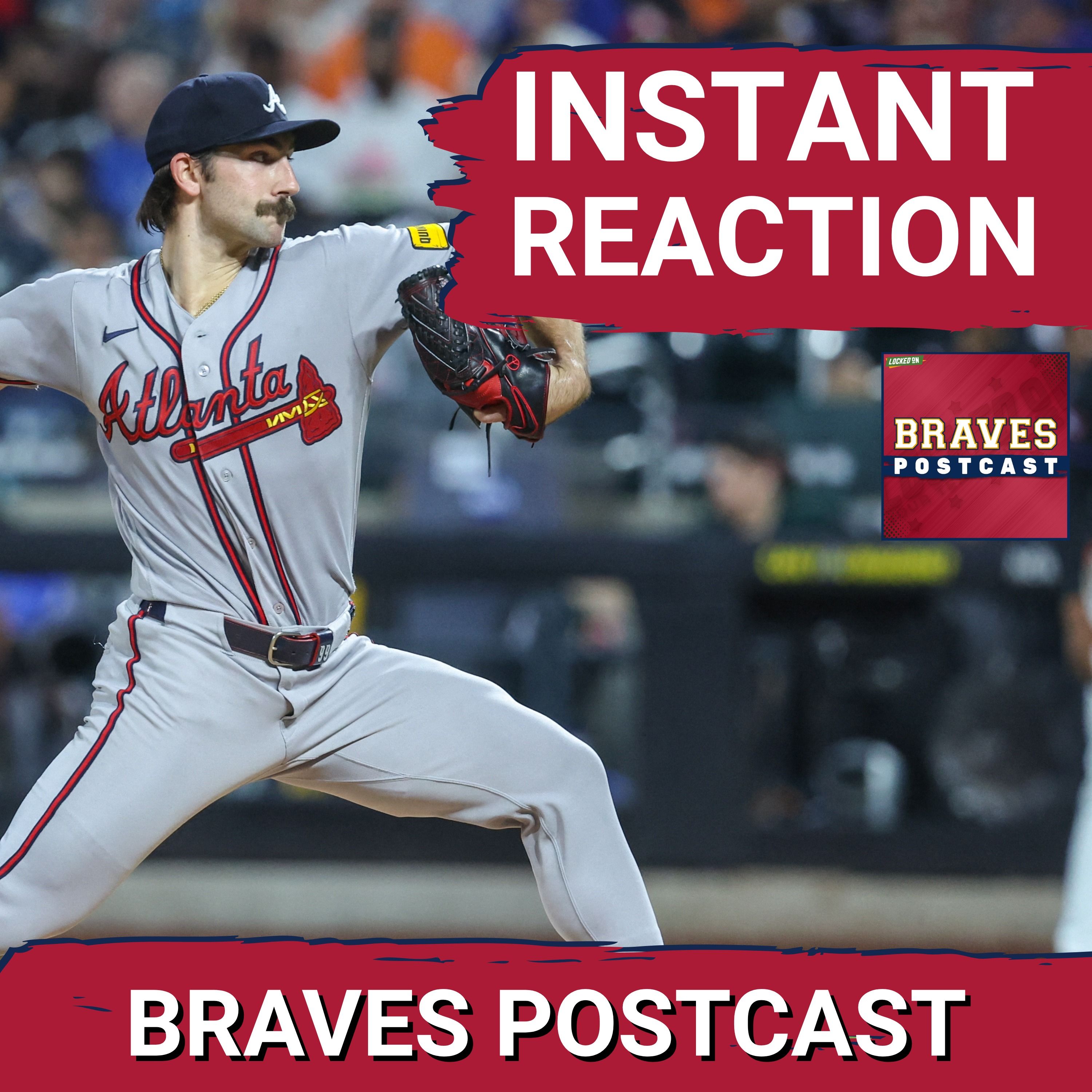 BRAVES POSTCAST: Atlanta Braves drop opener vs New York Mets; Strider has arm injury LIVE REACTION episode artwork
