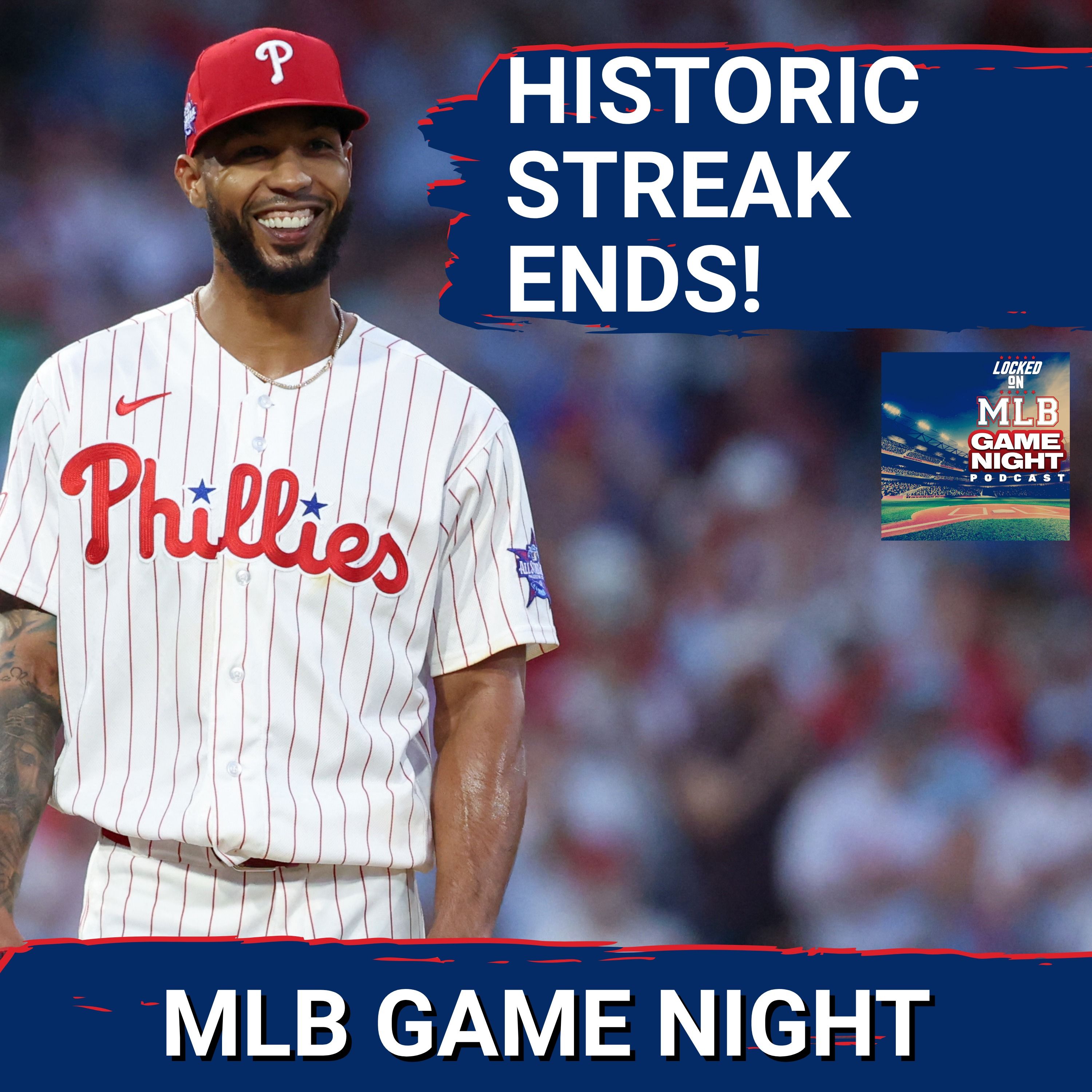 MLB GAME NIGHT: Cristopher Sánchez's HISTORIC Scoreless Innings Streak ENDS as Phillies BEAT Padres! episode artwork