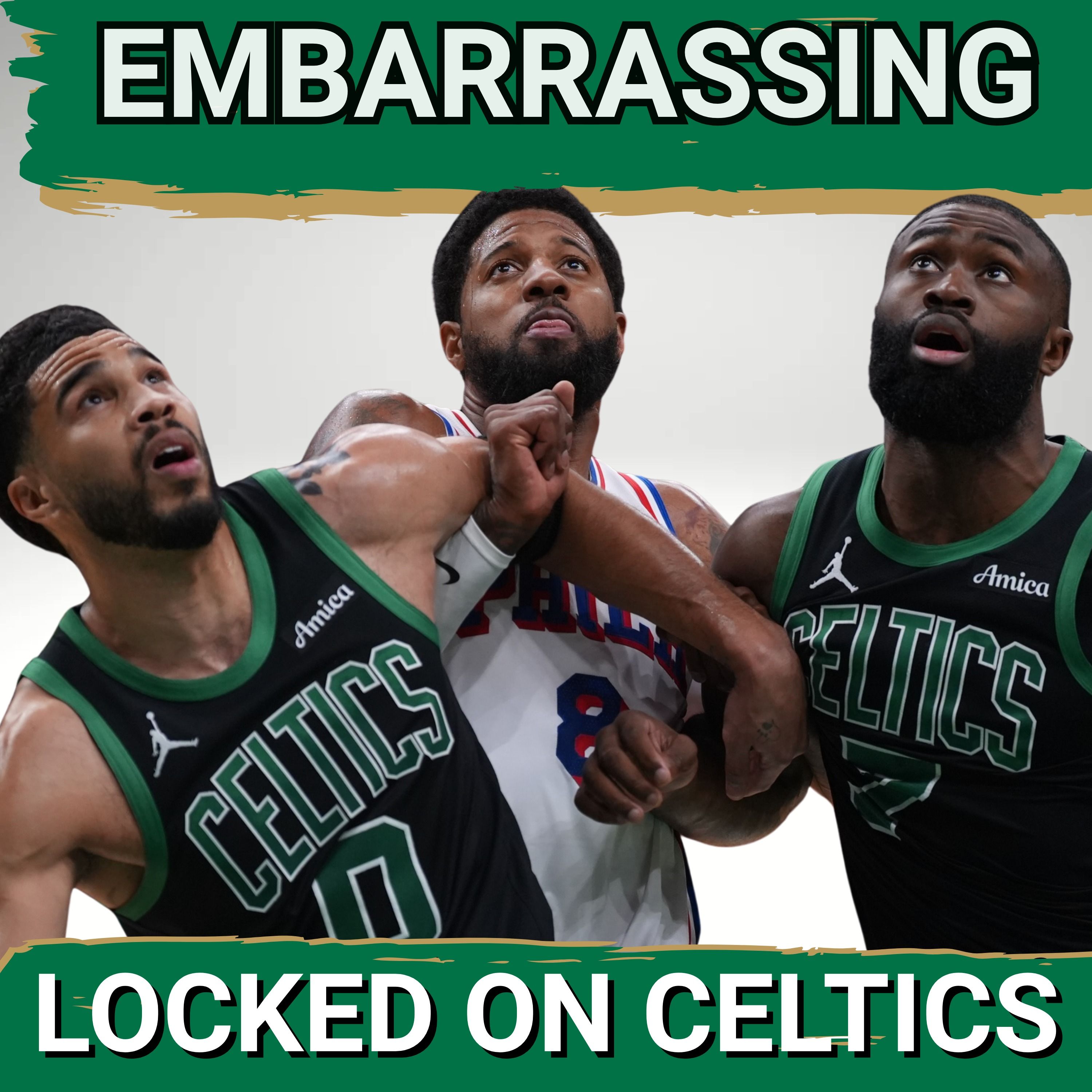 Celtics FALL APART in 4th Q, Tatum & Brown DISAPPEAR, Embiid Allowed To DOMINATE