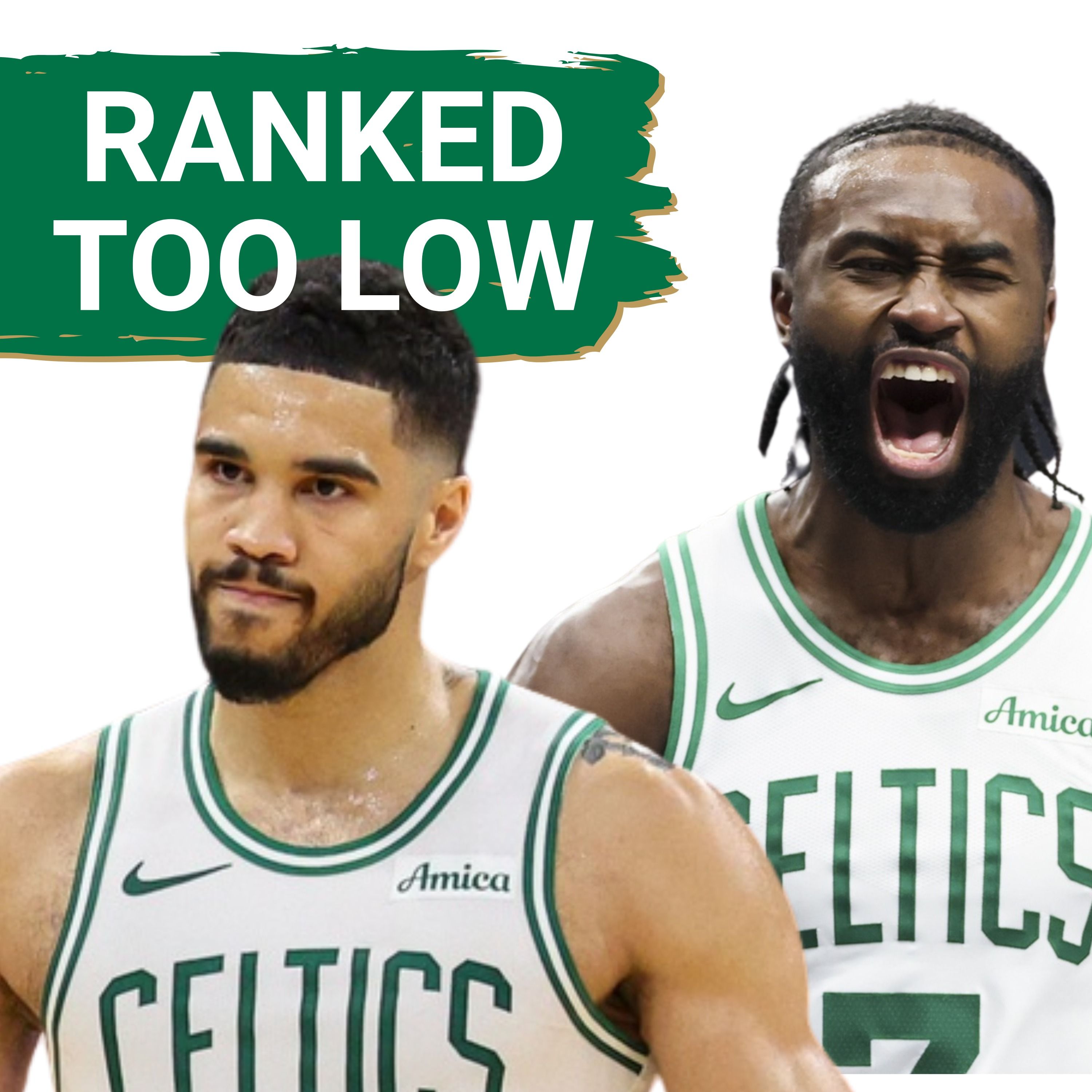 Boston Celtics DISRESPECT? | Jayson Tatum, Jaylen Brown TOO LOW in new TOP 100 list