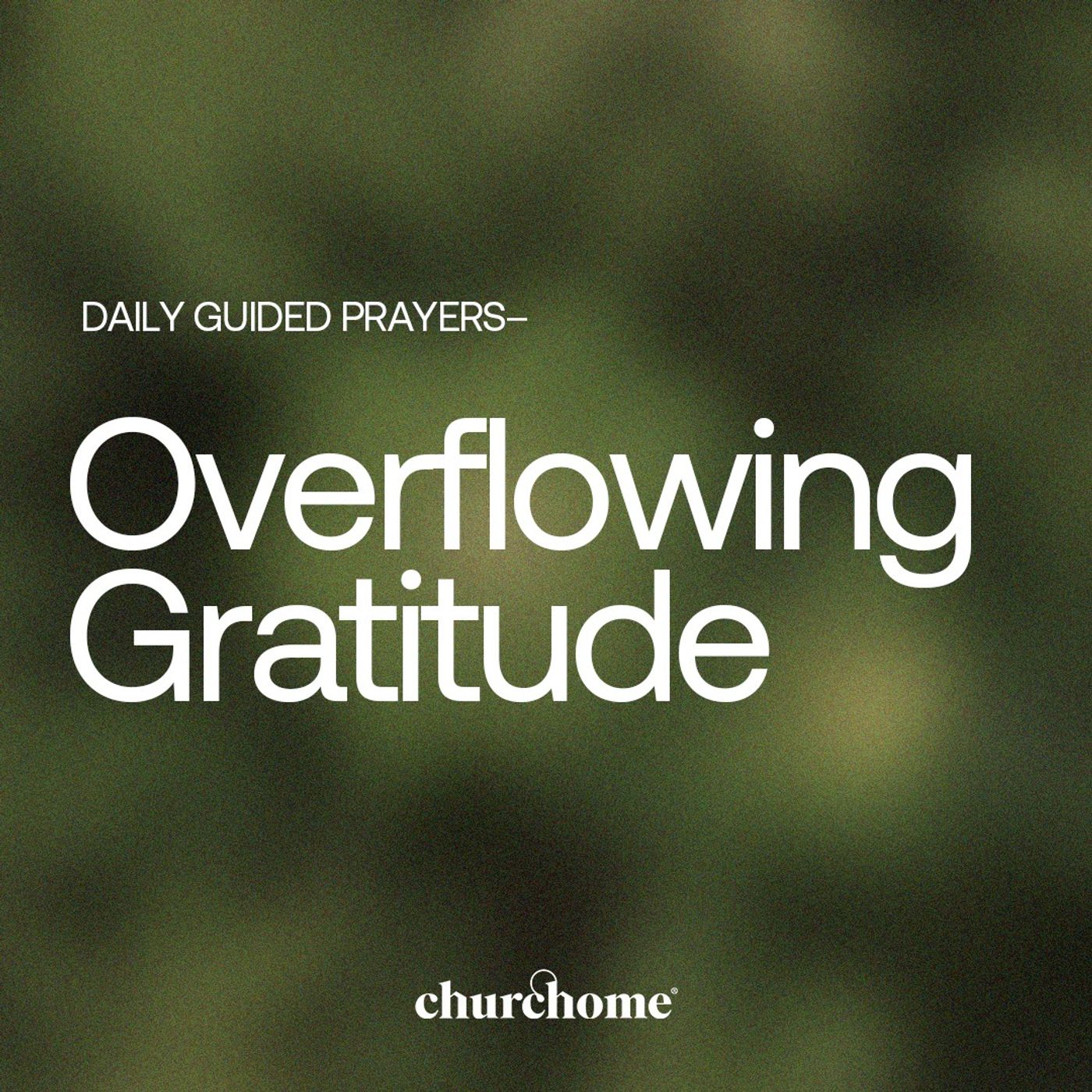 Overflowing Gratitude