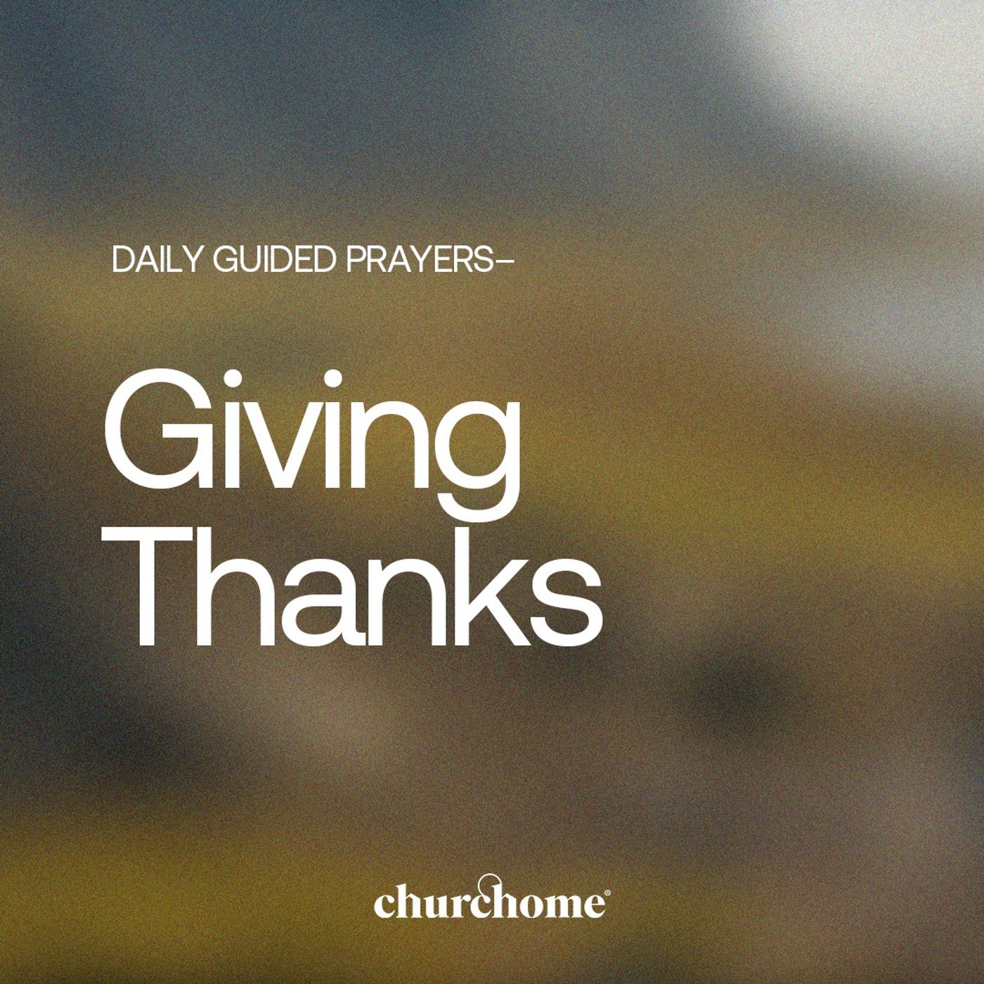 Giving Thanks