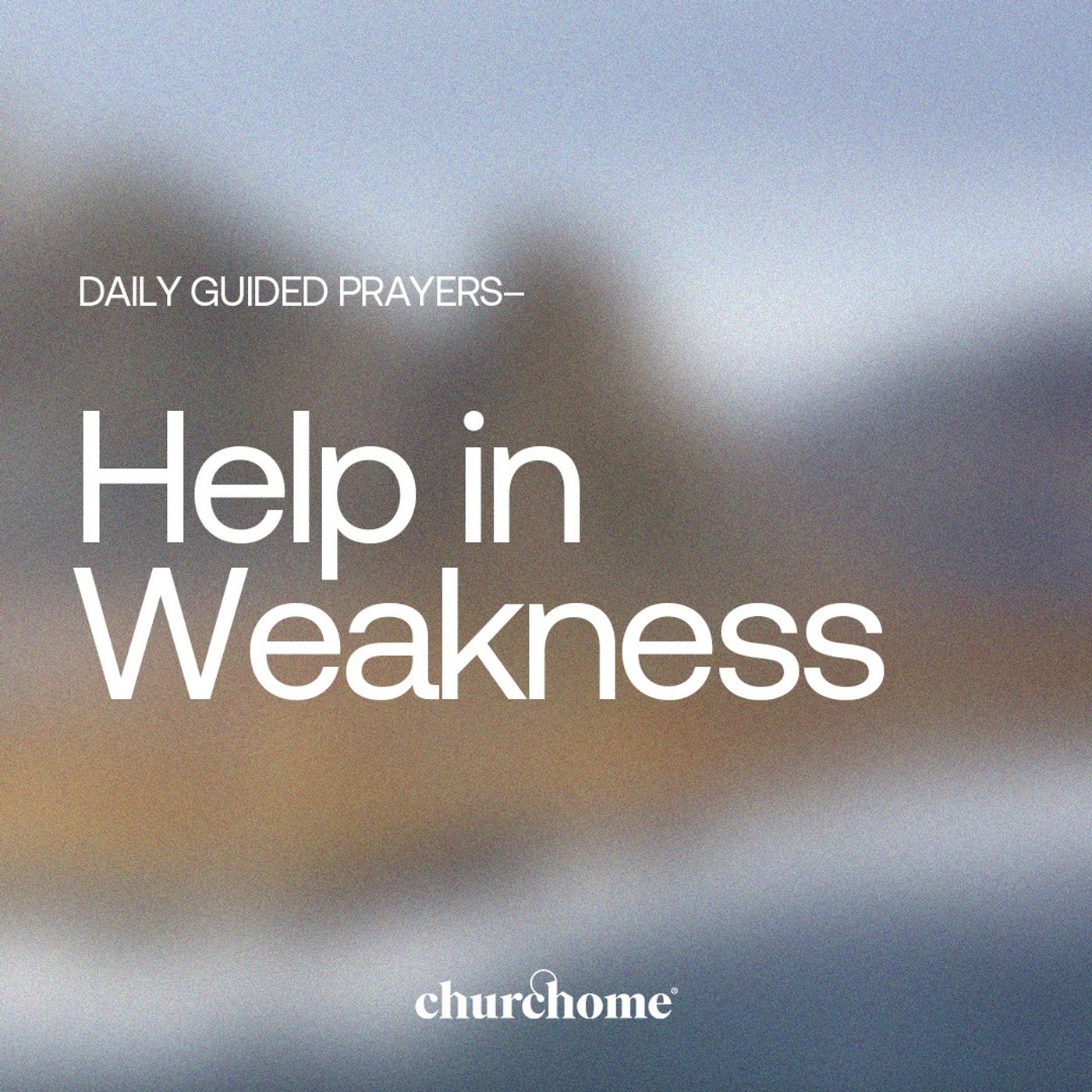 Help in Weakness