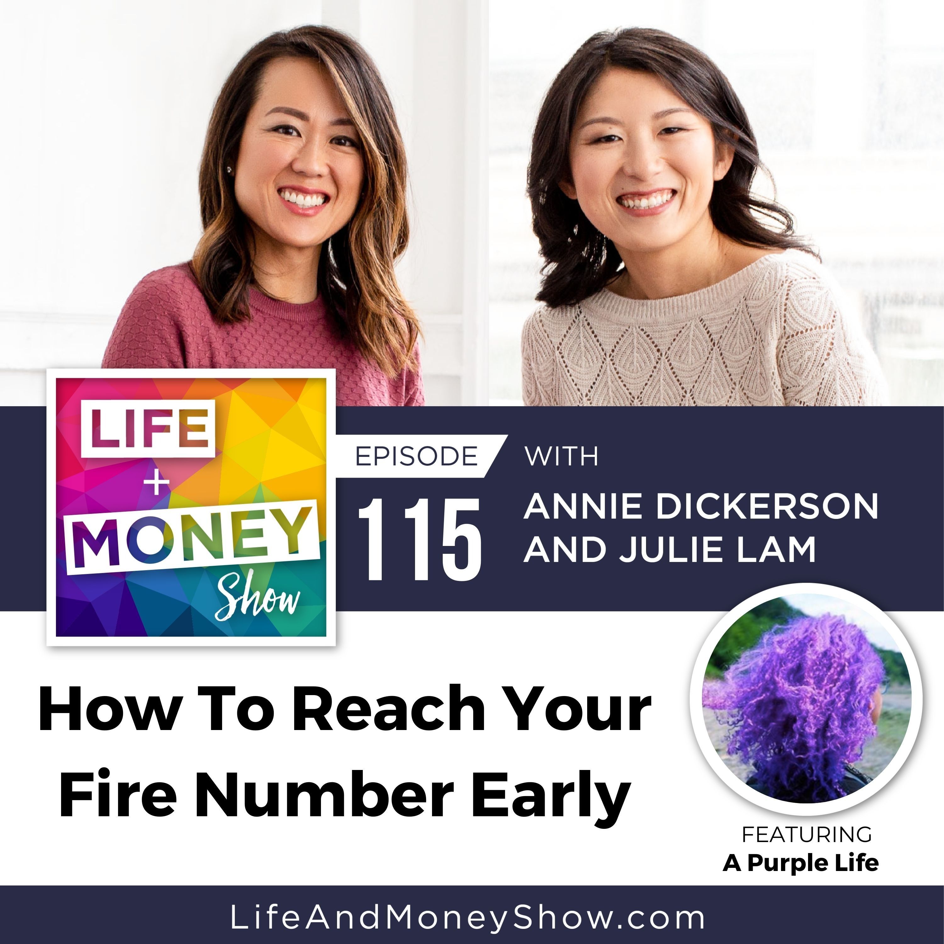 How To Reach Your Fire Number Early with A Purple Life episode artwork