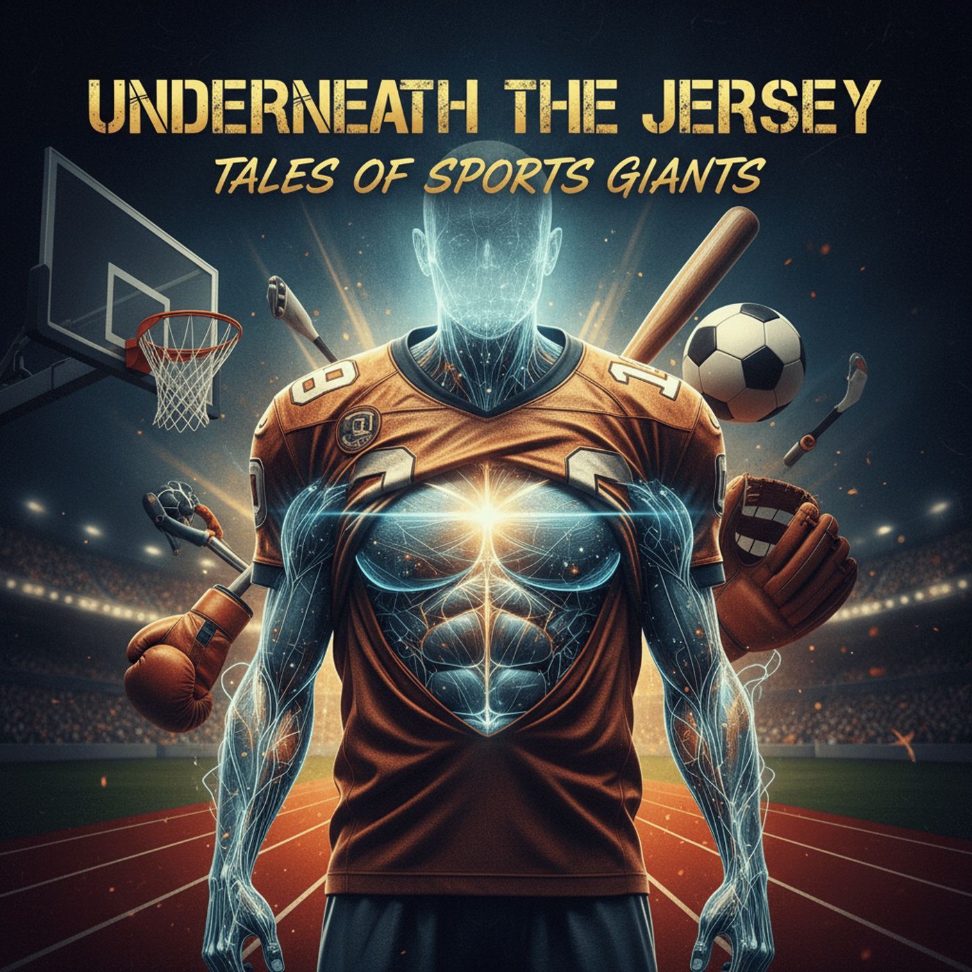 Underneath The Jersey Tales of Sports Giants podcast artwork