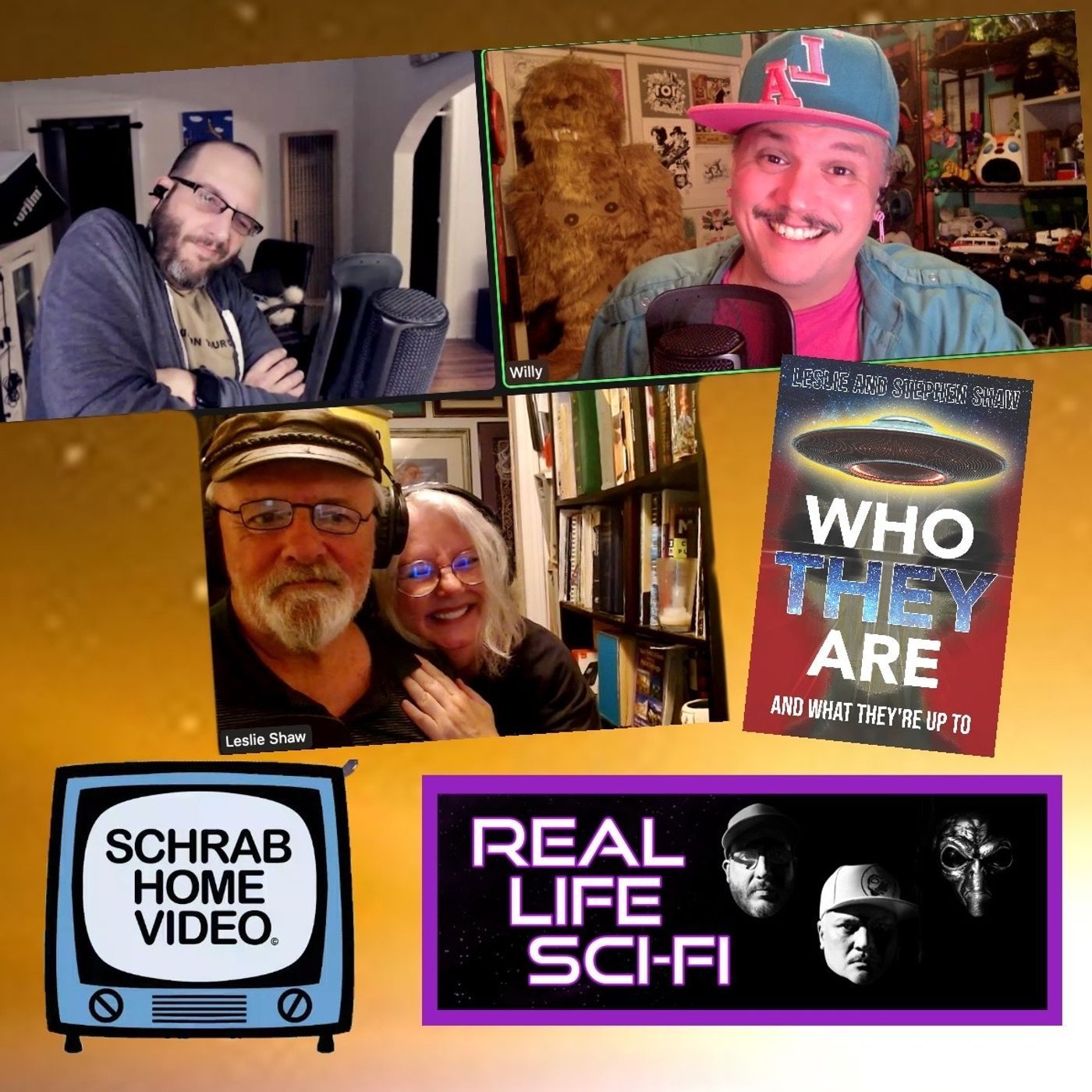 444: 444 - "Who They Are and What They're Up to" with Leslie and Stephen Shaw episode artwork