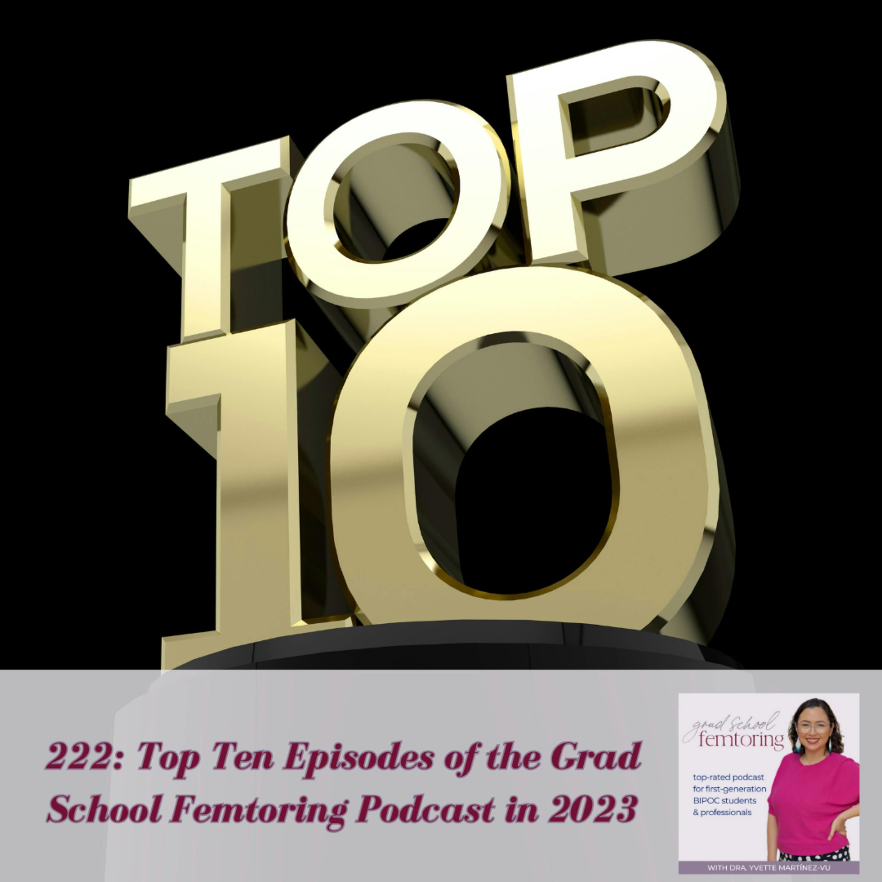 Grad School Femtoring: Inclusive Grad School Stories, Personal Development, and Productivity Tips for  First-Gen BIPOCs