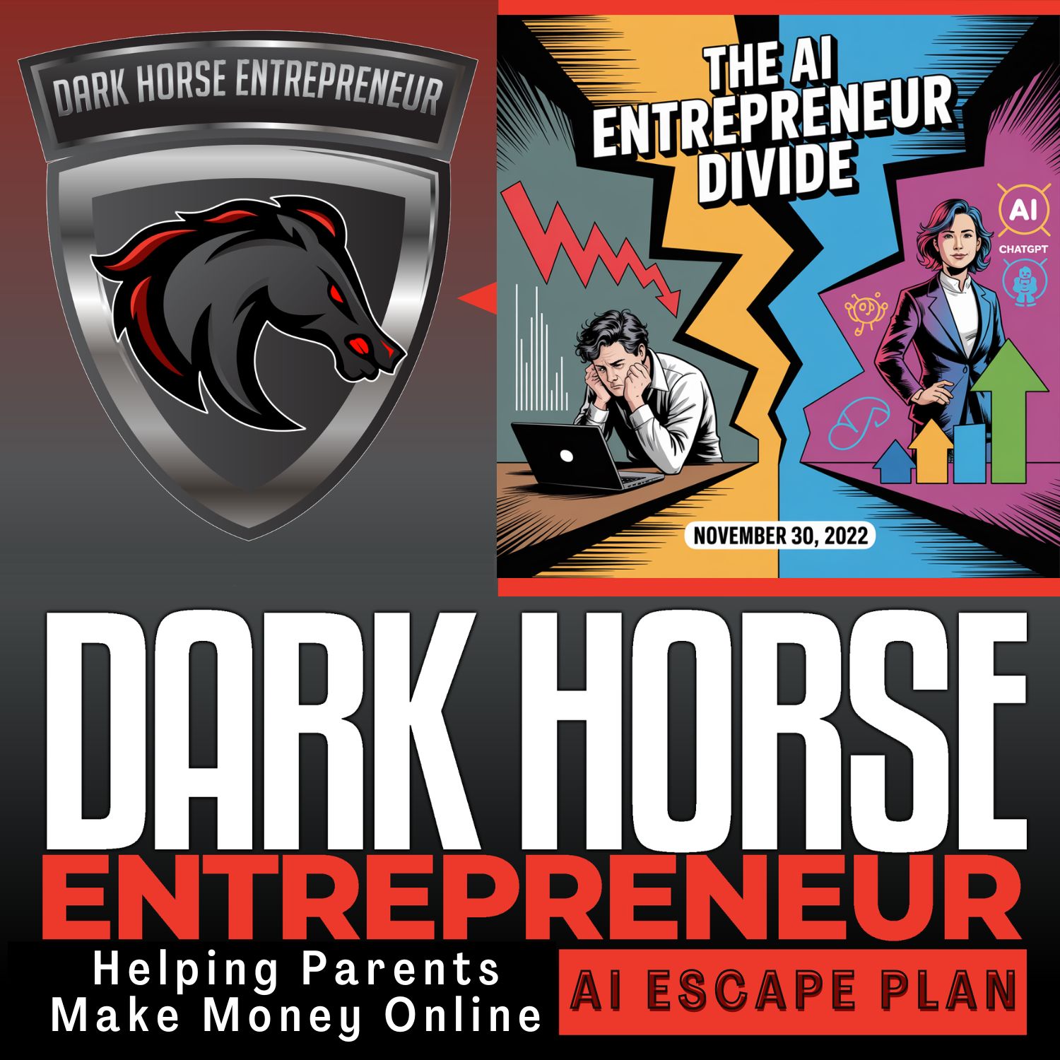 EP 544 The AI Entrepreneur Divide: How the Side Hustle Market Split in Two episode artwork