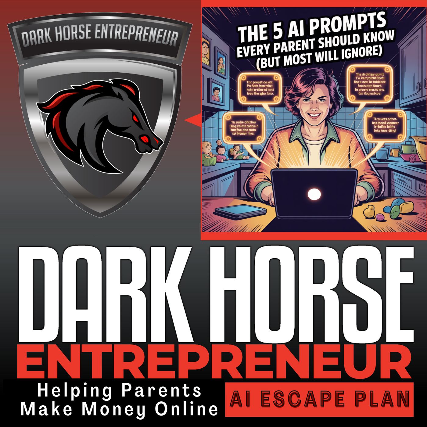 EP 531 The 5 AI Prompts Every Parent Should Know (But Most Will Ignore) | ChatGPT Prompts | AI Side Hustle | make money online | entrepreneur tips | ai entrepreneur episode artwork