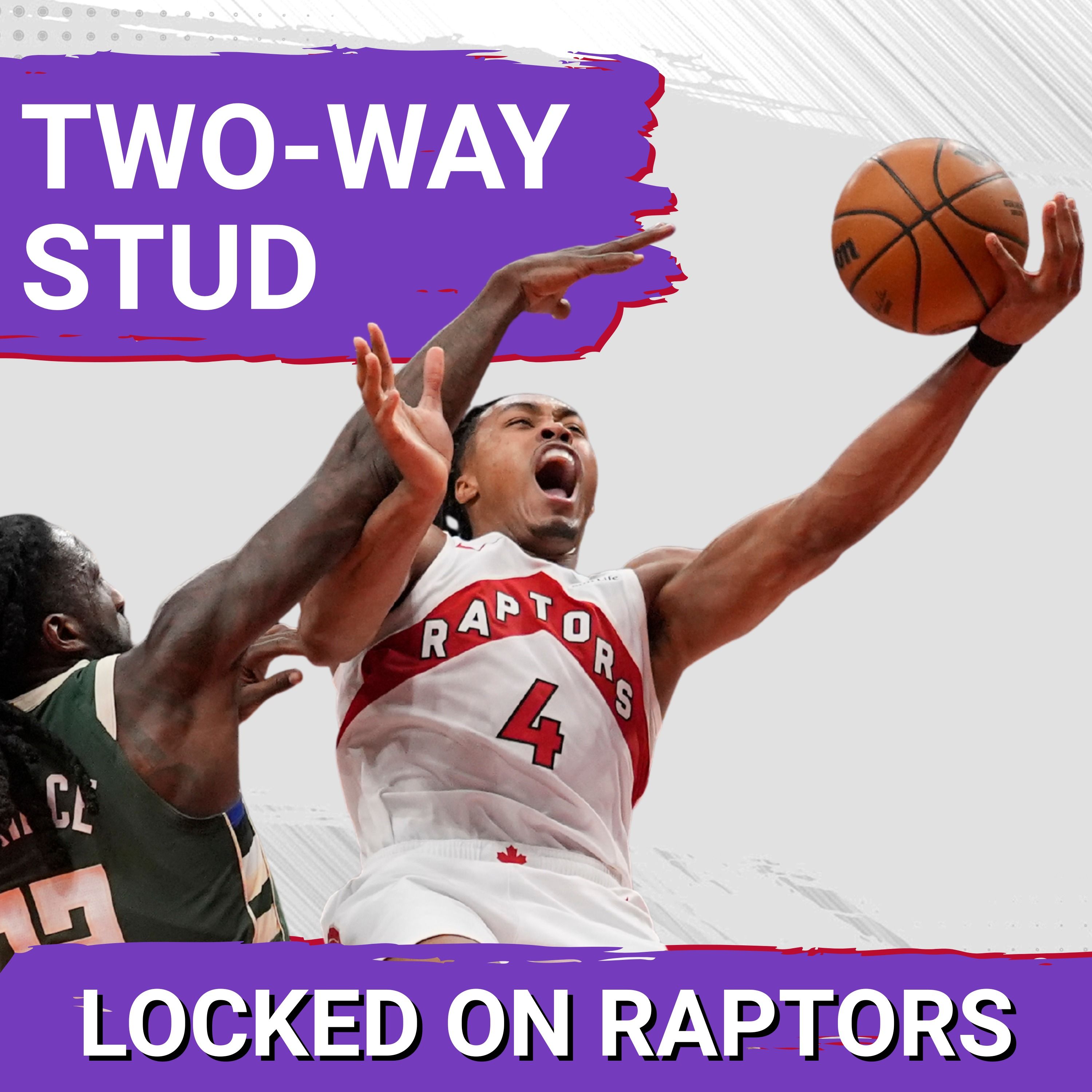 Scottie Barnes turns in a two-way masterclass as Raptors hammer Bucks
