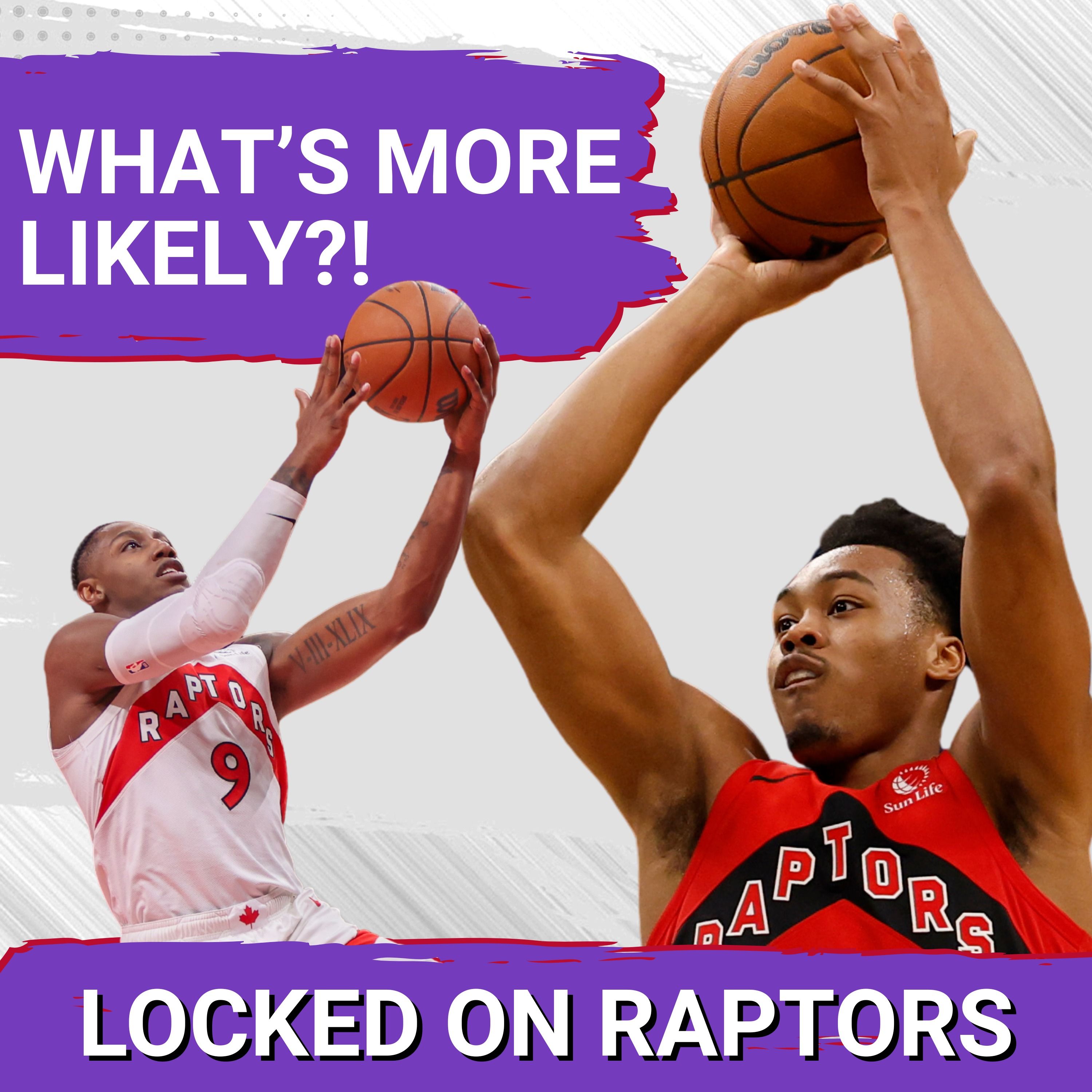 Is Scottie Barnes really an ELITE 3PT shooter now? Will RJ Barrett ever miss at the rim again? | What's More Likely w/ Vivek Jacob