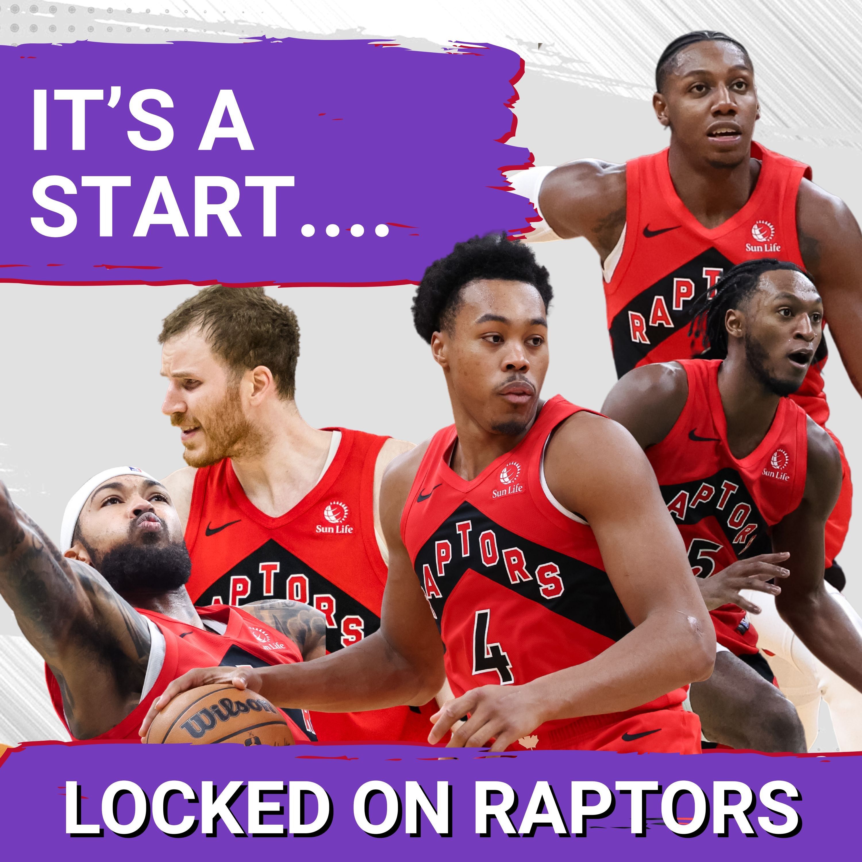 The Raptors starters FINALLY played together and, well, it was a start...