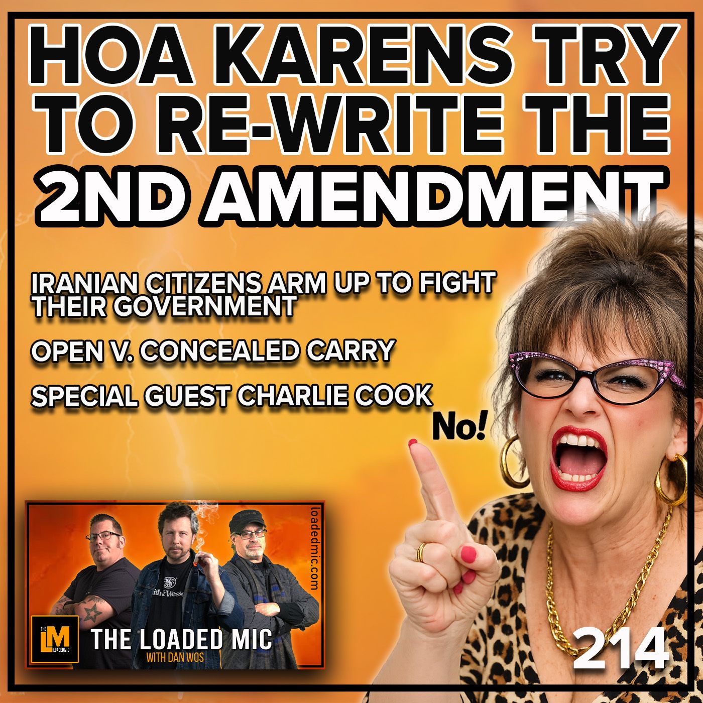 HOA KARENS REWRITE THE 2ND AMENDMENT | The Loaded Mic EP214 episode artwork