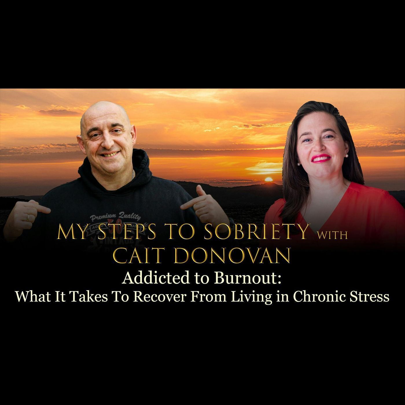 Episode 39 - Cait Donovan - Addicted to Burnout: What It Takes To Recover From Living in Chronic Stress episode artwork