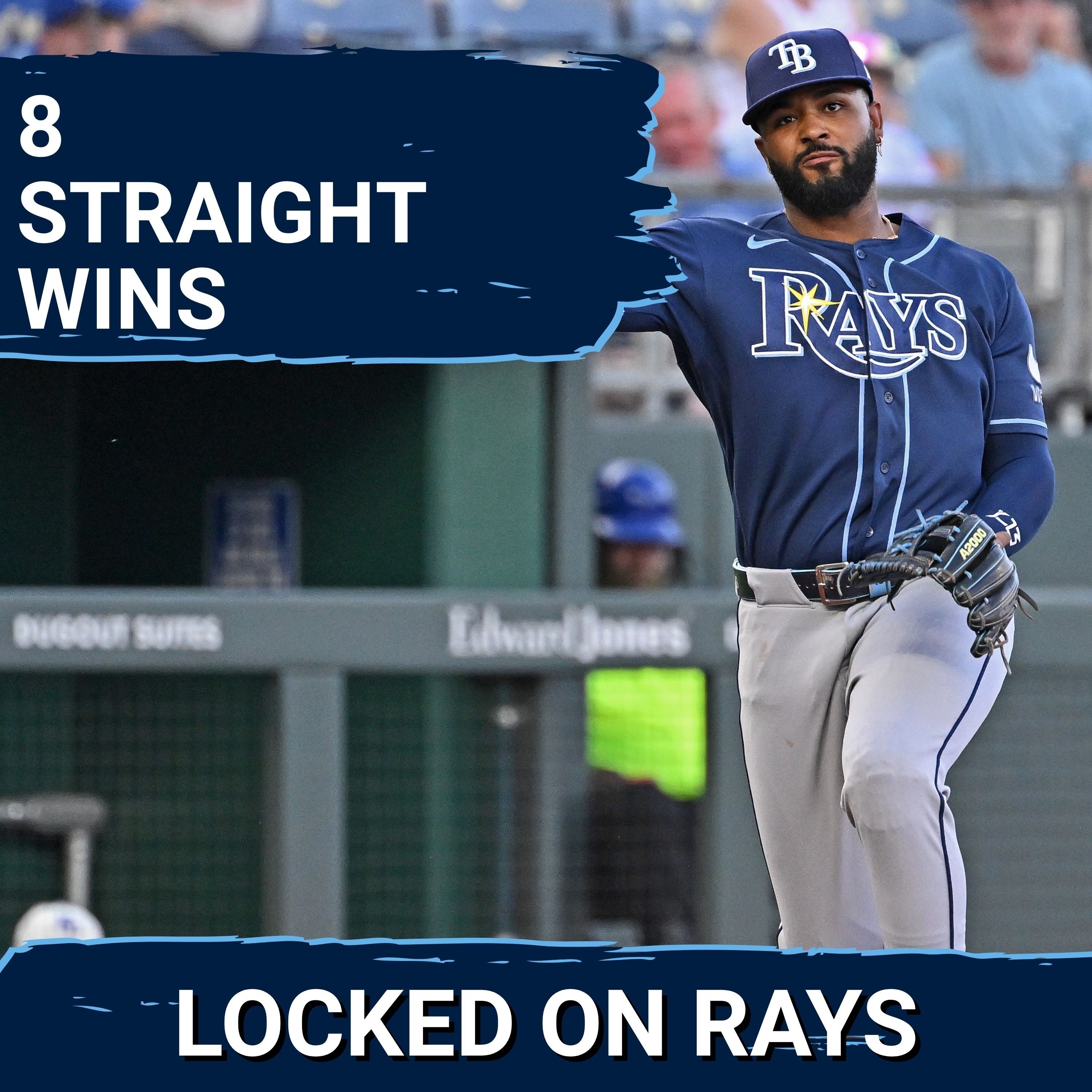 RAYS POSTCAST: The Tampa Bay Rays look UNBEATABLE as they SWEEP the Kansas City Royals episode artwork
