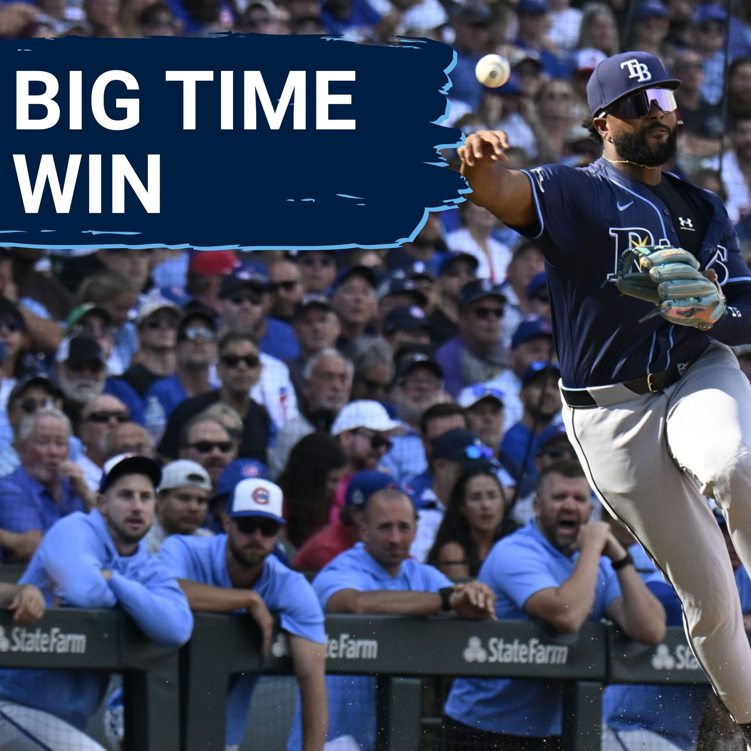 RAYS POSTCAST: The Tampa Bay Rays BATTLE BACK to beat the Chicago Cubs