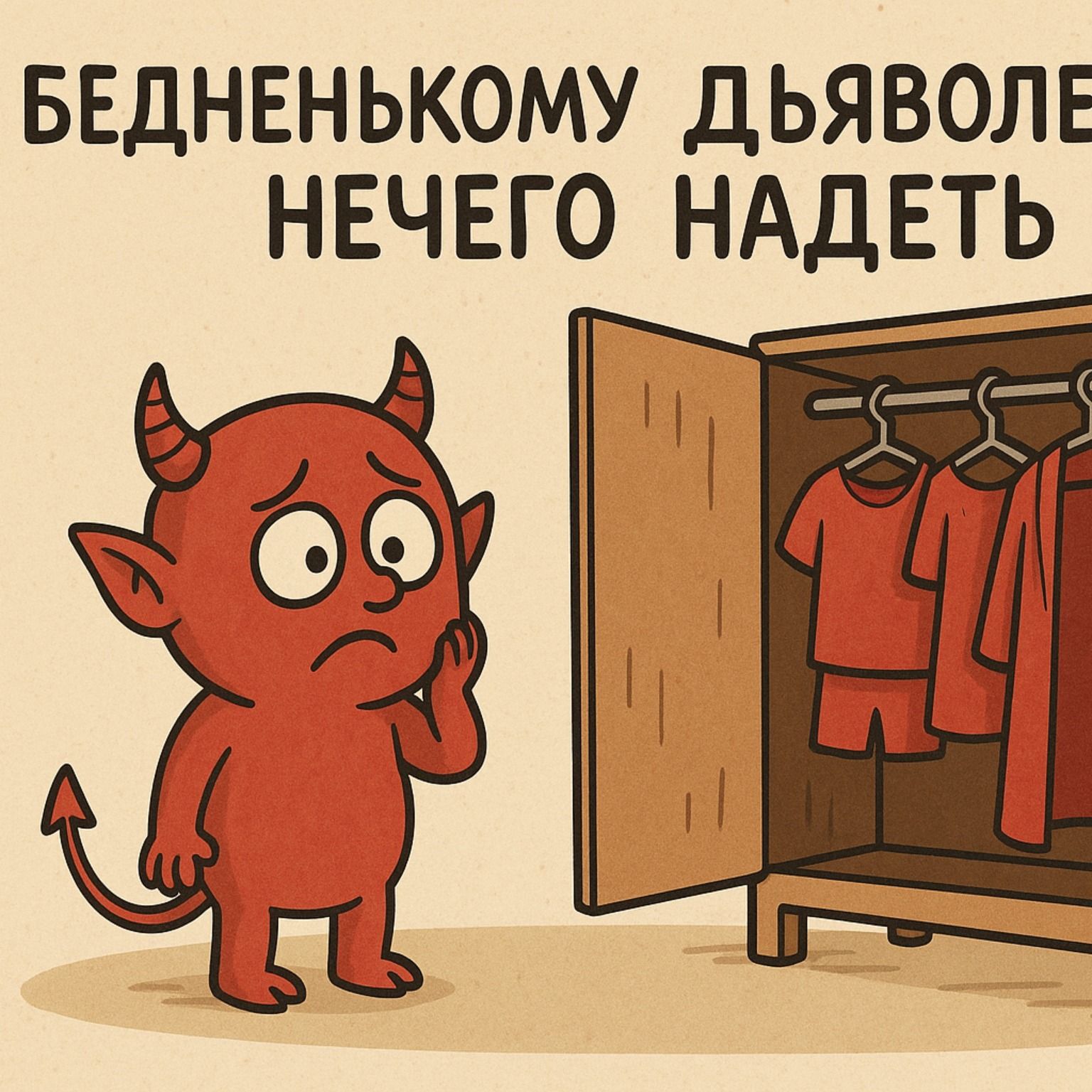 Бедненькому дьяволенку нечего надеть Бедненькому дьяволенку нечего надеть