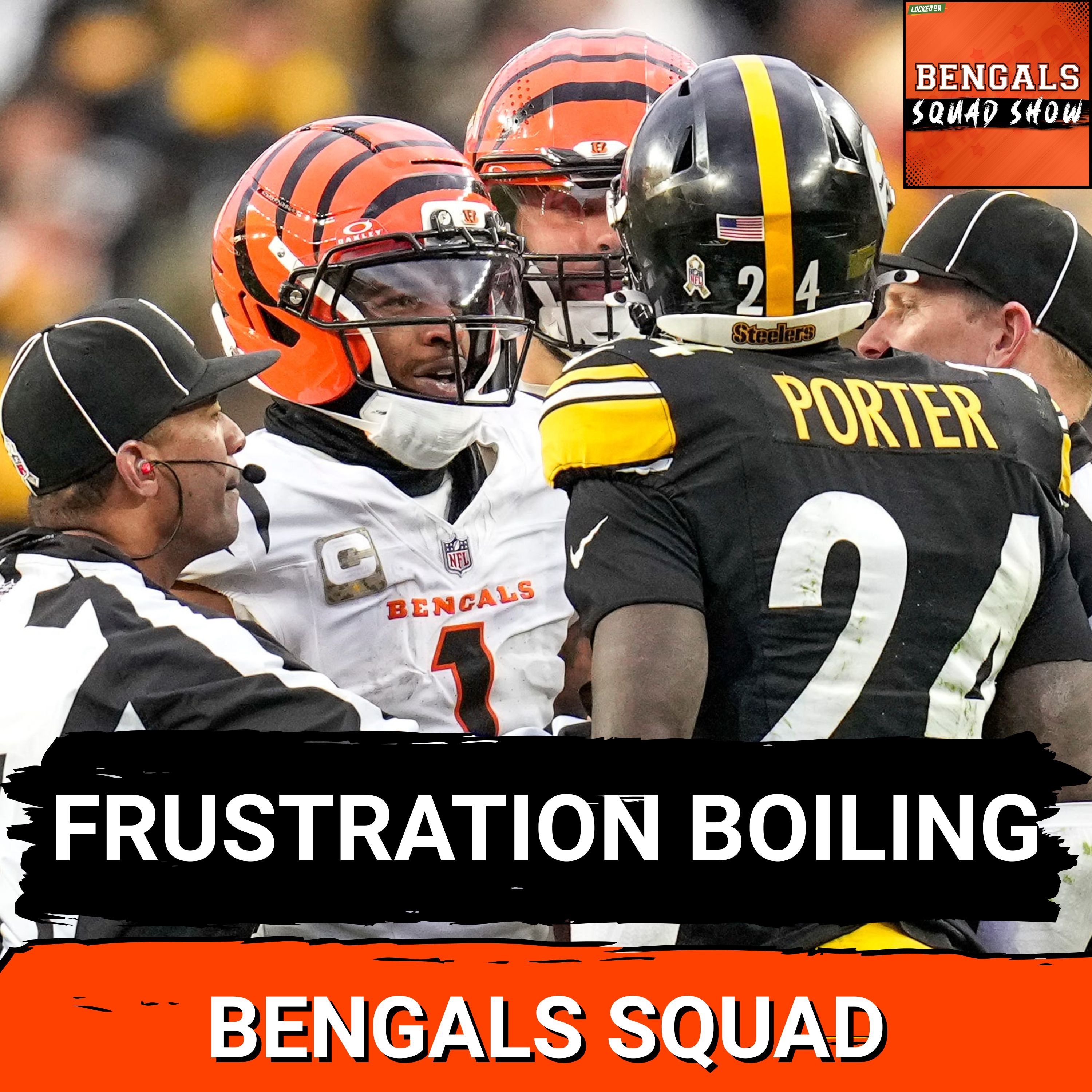 BENGALS SQUAD SHOW: FRUSTRATION BOILING OVER in 34-12 loss to Steelers