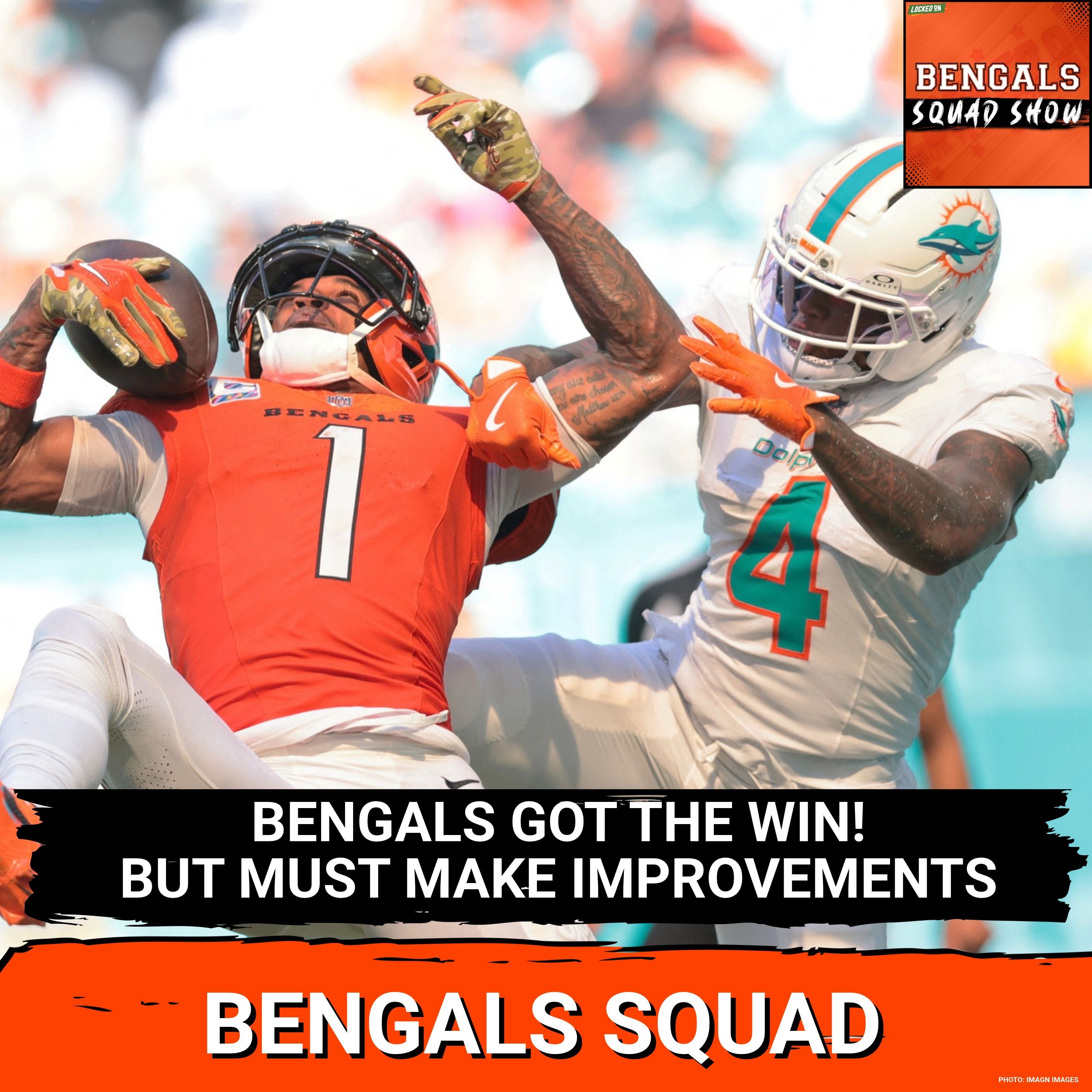 BENGALS SQUAD SHOW: Joe Burrow, Ja'Marr Chase LEAD Offense, Defense COMPLEMENTS in MUCH-NEEDED WIN