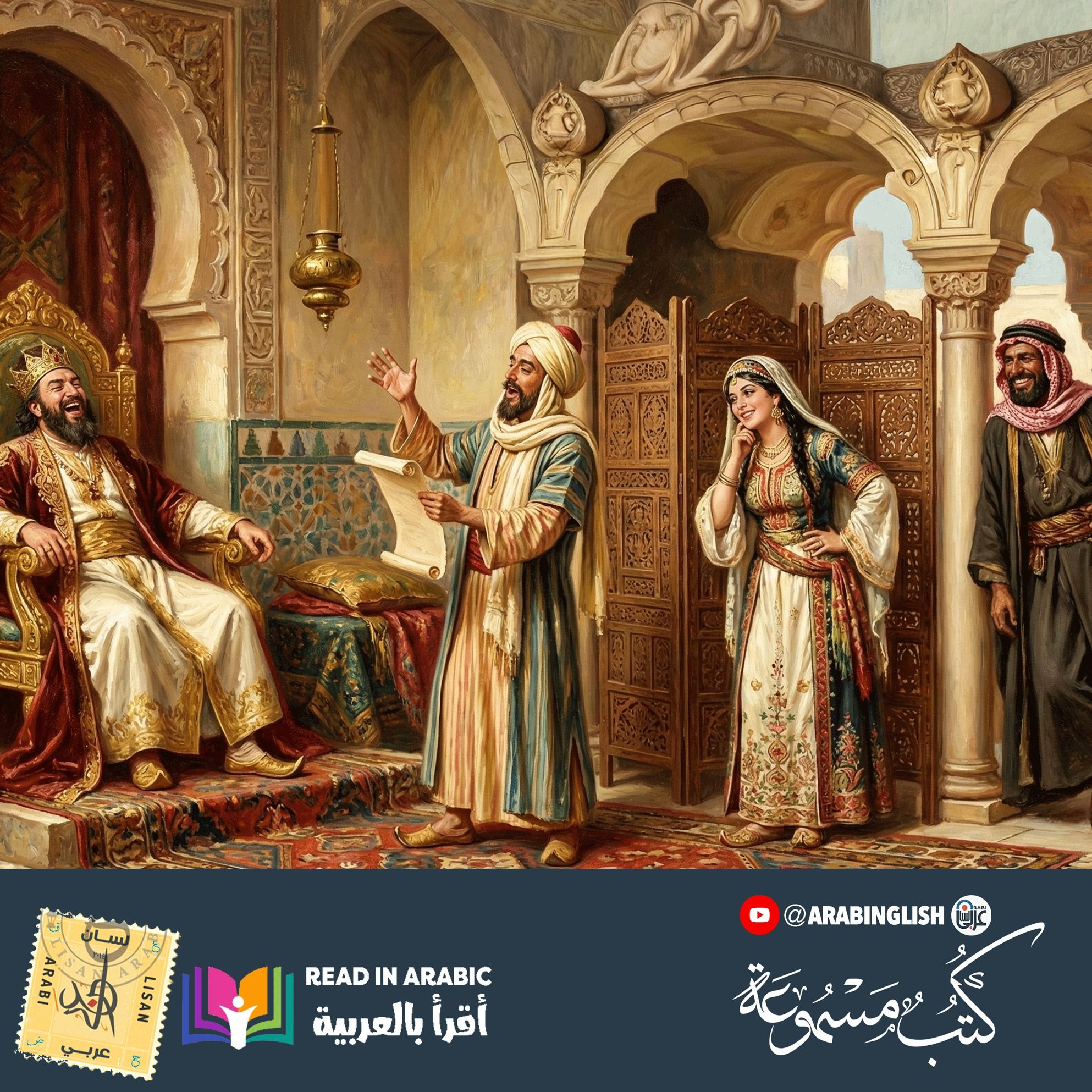 طرائف المضحكين 3 | قصص لم تسمع بها من قبل من التراث العربي | بصوت نزار طه حاج أحمد