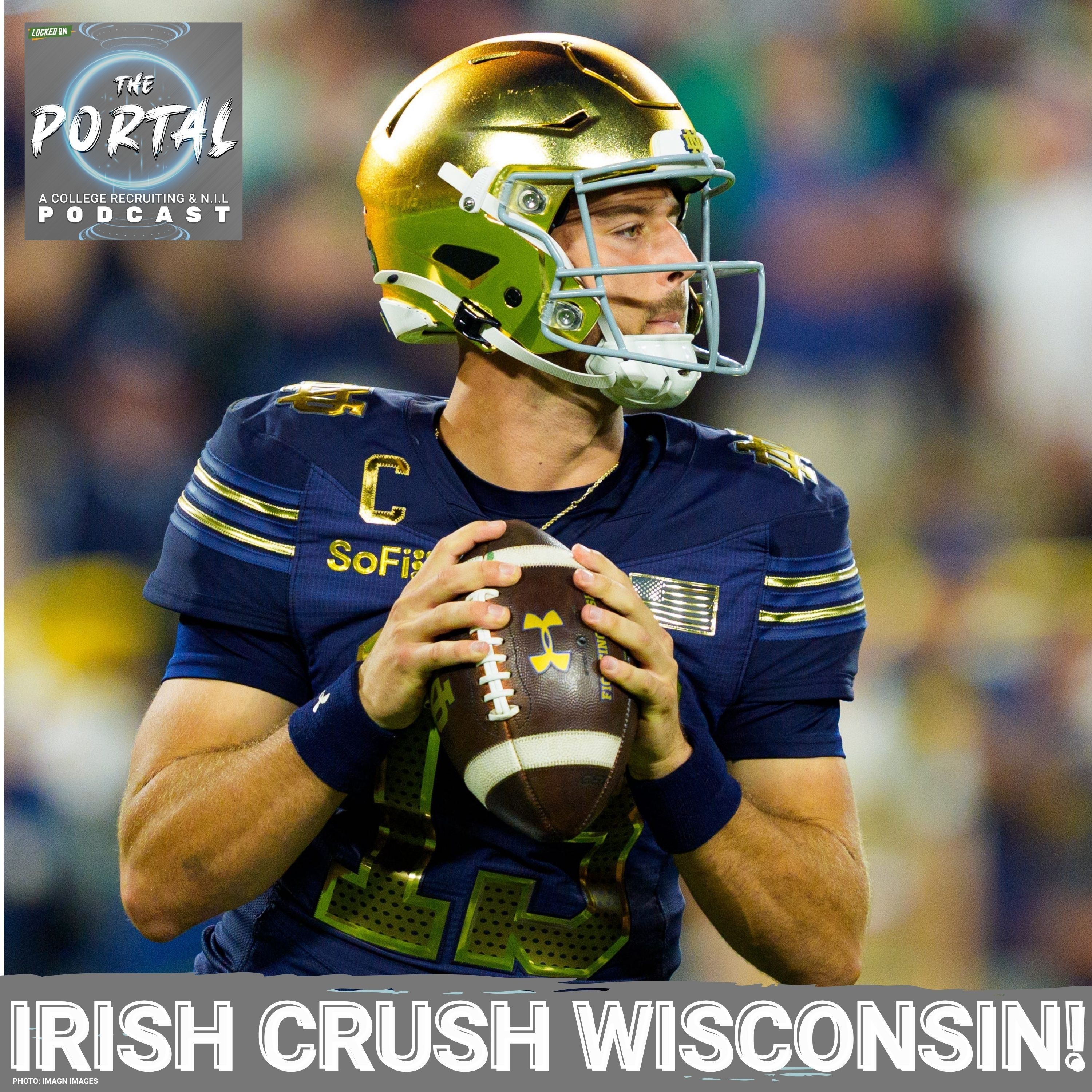 EXPLOSION: CJ Carr Leads Irish to 4 2nd Half Touchdowns to Beat Wisconsin | Ole Miss OVER Louisville