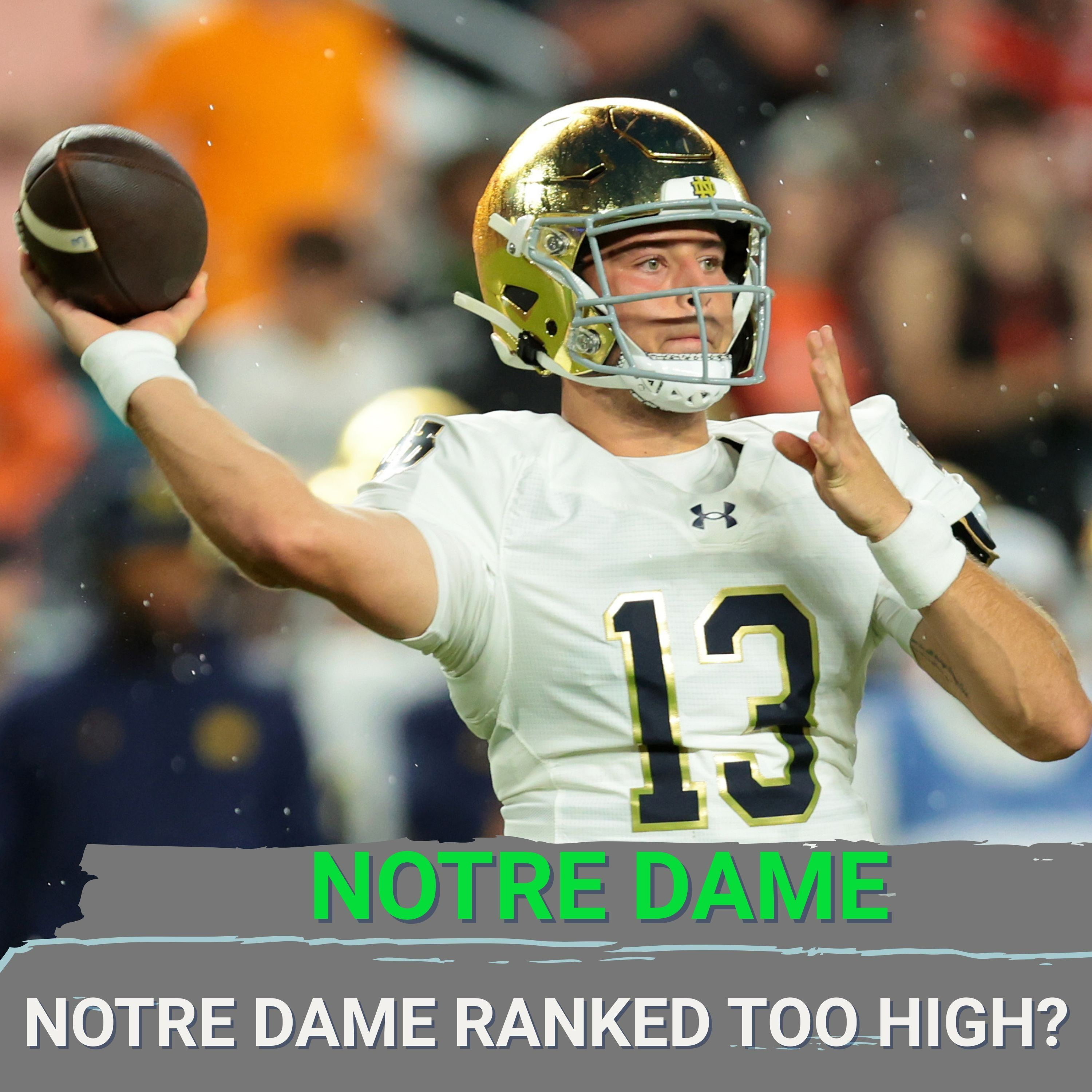 CFB PLAYOFF POLL: Notre Dame's Ranking QUESTIONED CFB PLAYOFF POLL: Notre Dame's Ranking QUESTIONED
