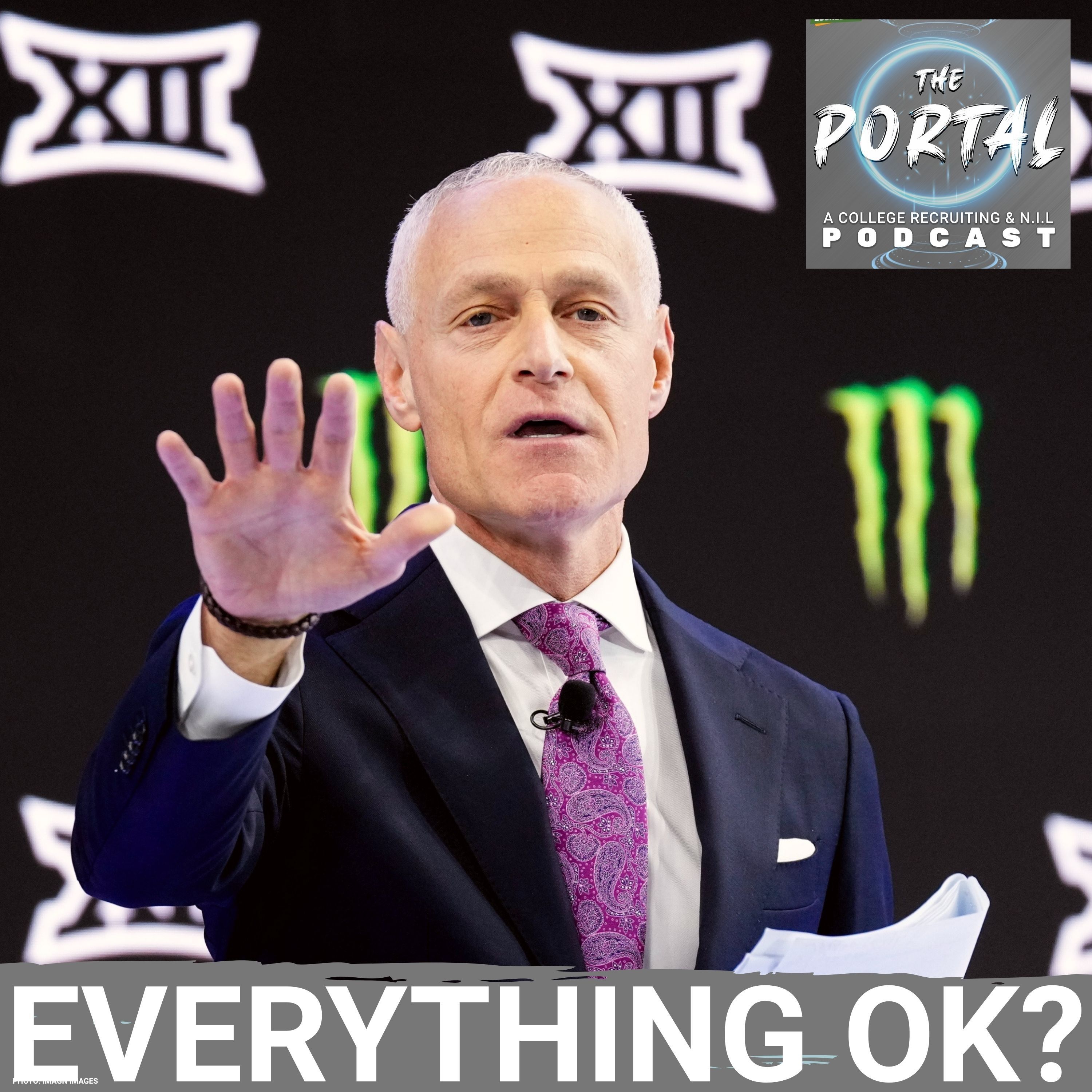 CASH GRAB: Big 12 SADLY Joins With Monster Energy, David Gabriel Georges DRIVES Recruiting Buzz episode artwork