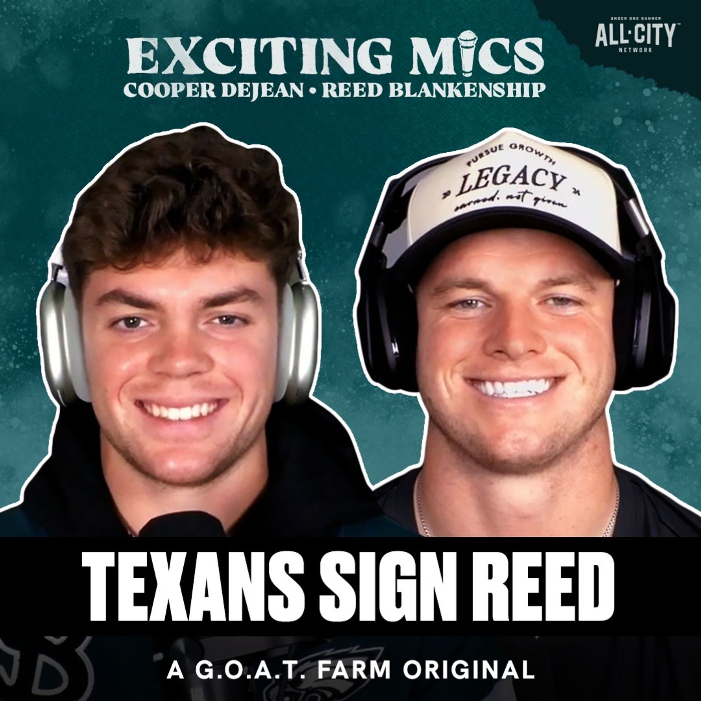 Reed Blankenship on Signing with the Texans, Leaving the Eagles & More | Exciting Mics Ep. 26