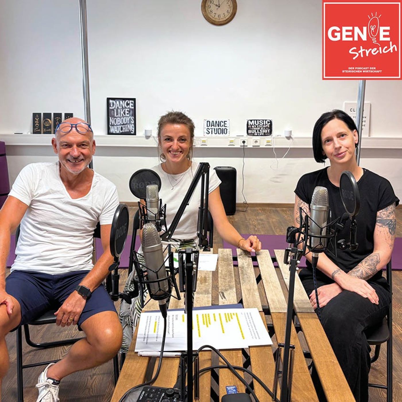 Episode 33: Neustart mit 48 – Von der Bestattung zum Pole-Dance-Studio: Sandra Praßl von Shadows episode artwork