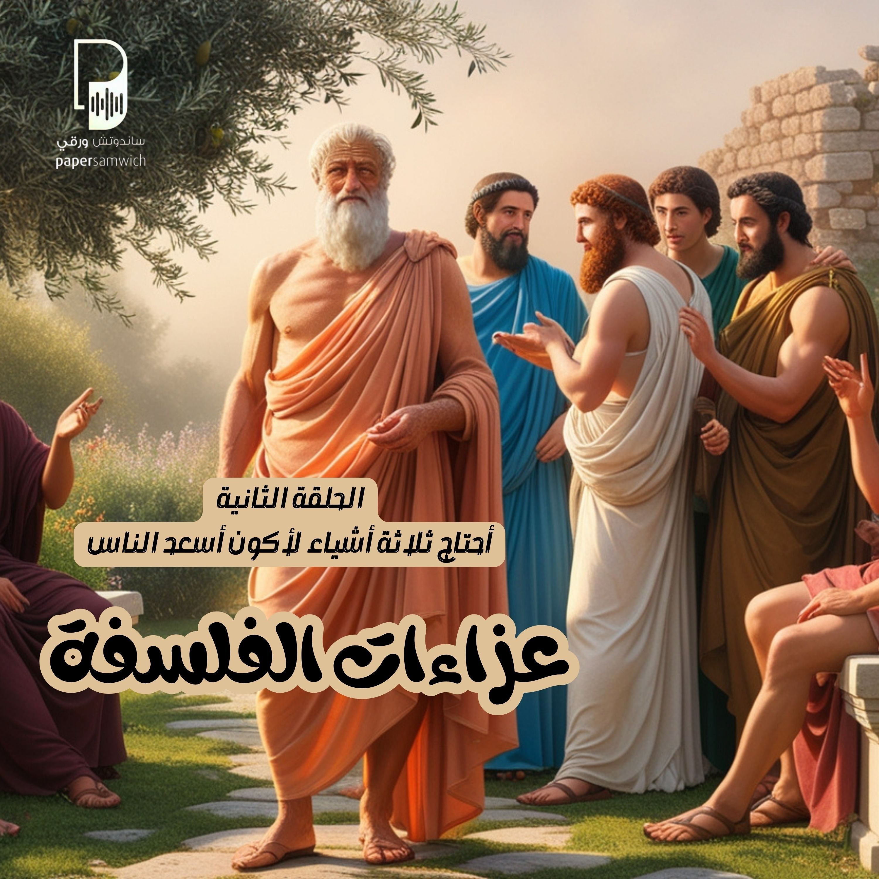 بودكاست ساندوتش ورقي: عزاءات الفلسفة (الحلقة الثانية) ابيقور ونقص المال