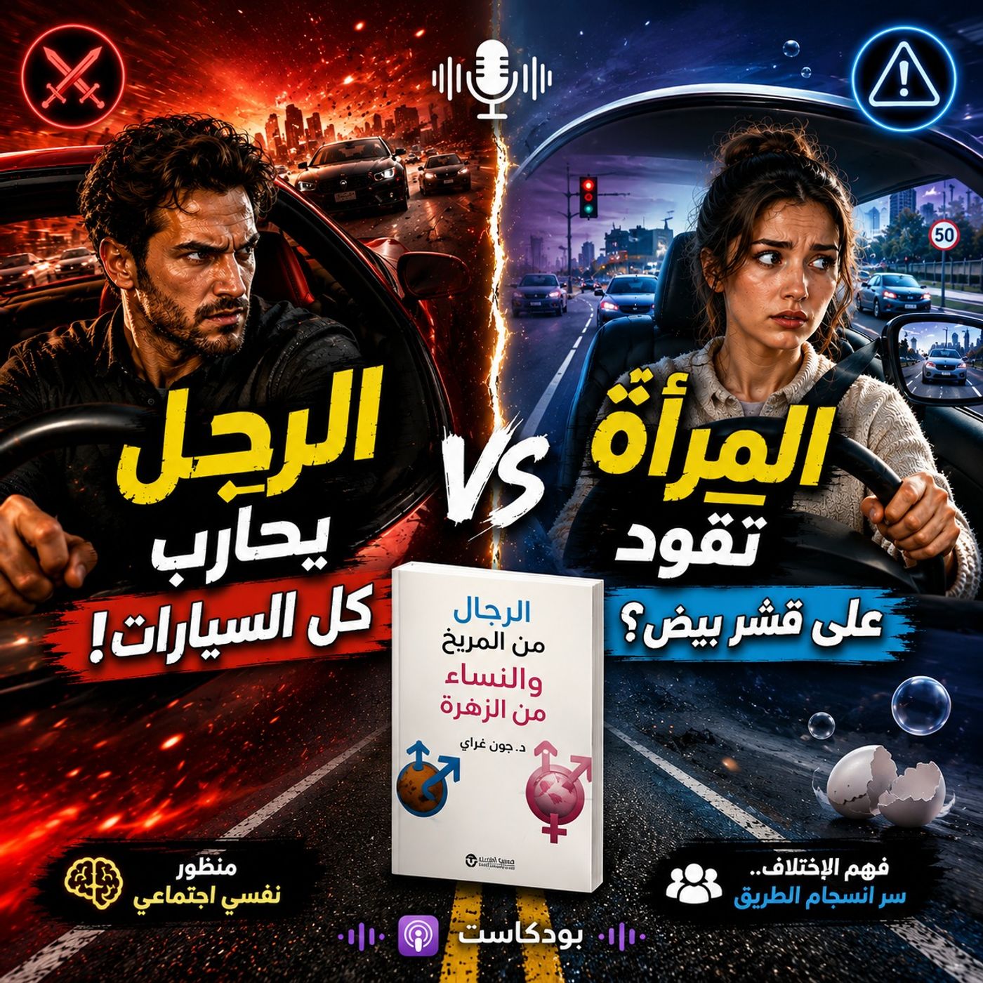 كيف يرى الرجل والمرأة الطريق؟