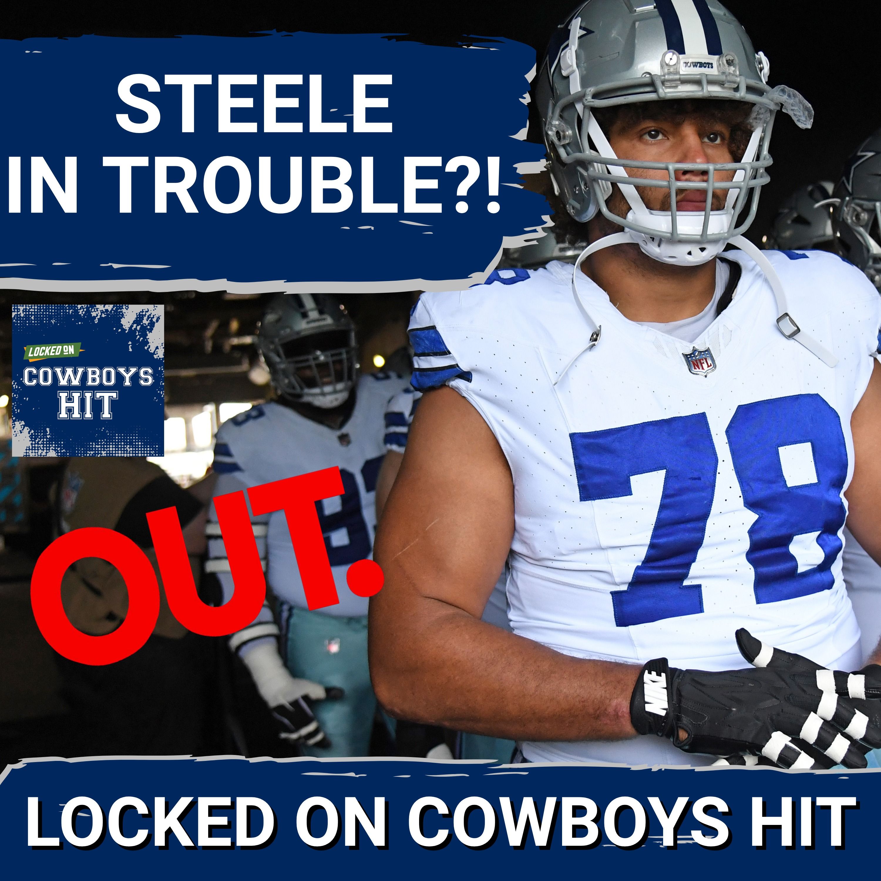 TERENCE STEELE IN TROUBLE? Cowboys Trade for Former 1st-Round OT Broderick Jones