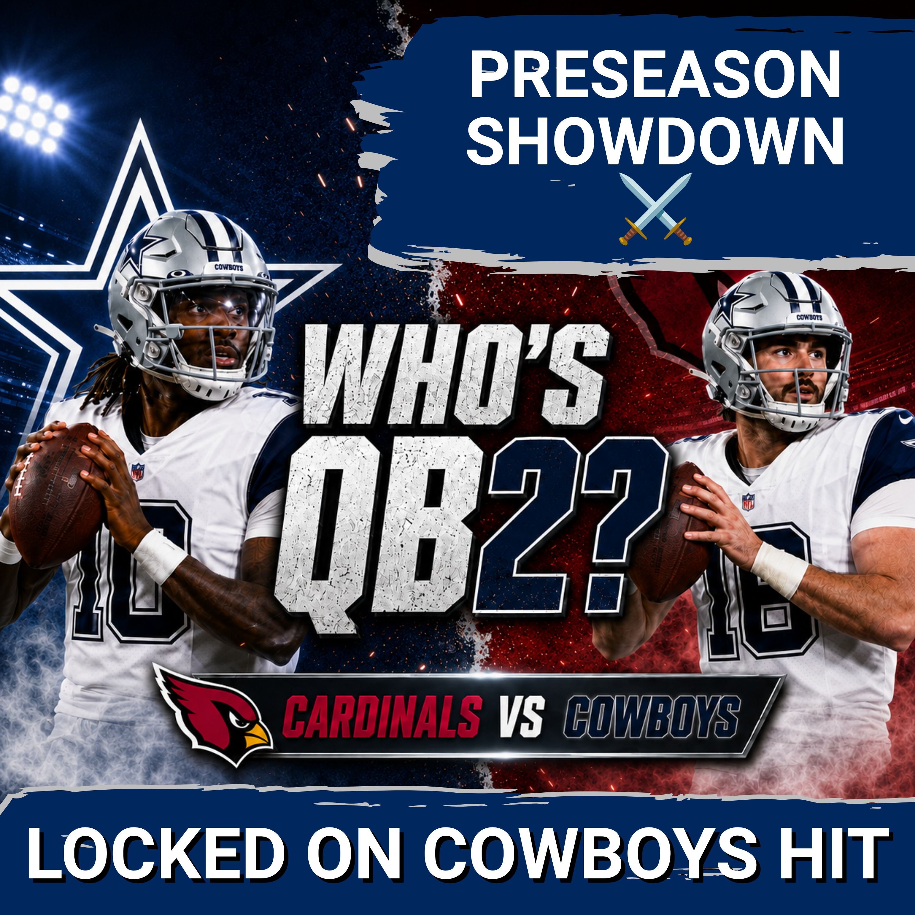 PRE-GAME SHOWDOWN: Joe Milton vs. Sam Howell—Cowboys QB2 BATTLE Comes Down to Arizona Cardinals