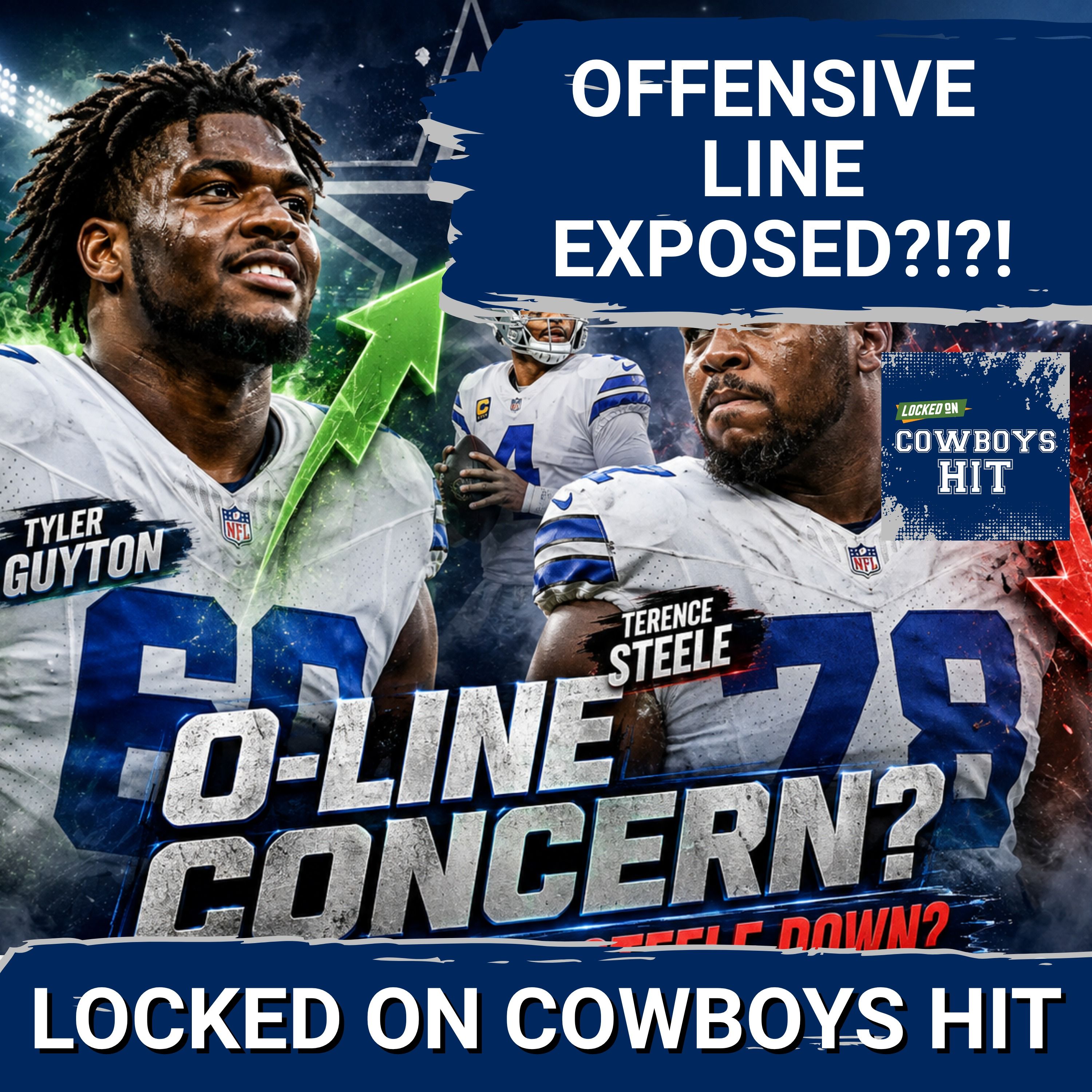 EXPOSED: Dallas Cowboys Spotlight Tyler Guyton’s GROWTH, Terence Steele’s WEAKNESS