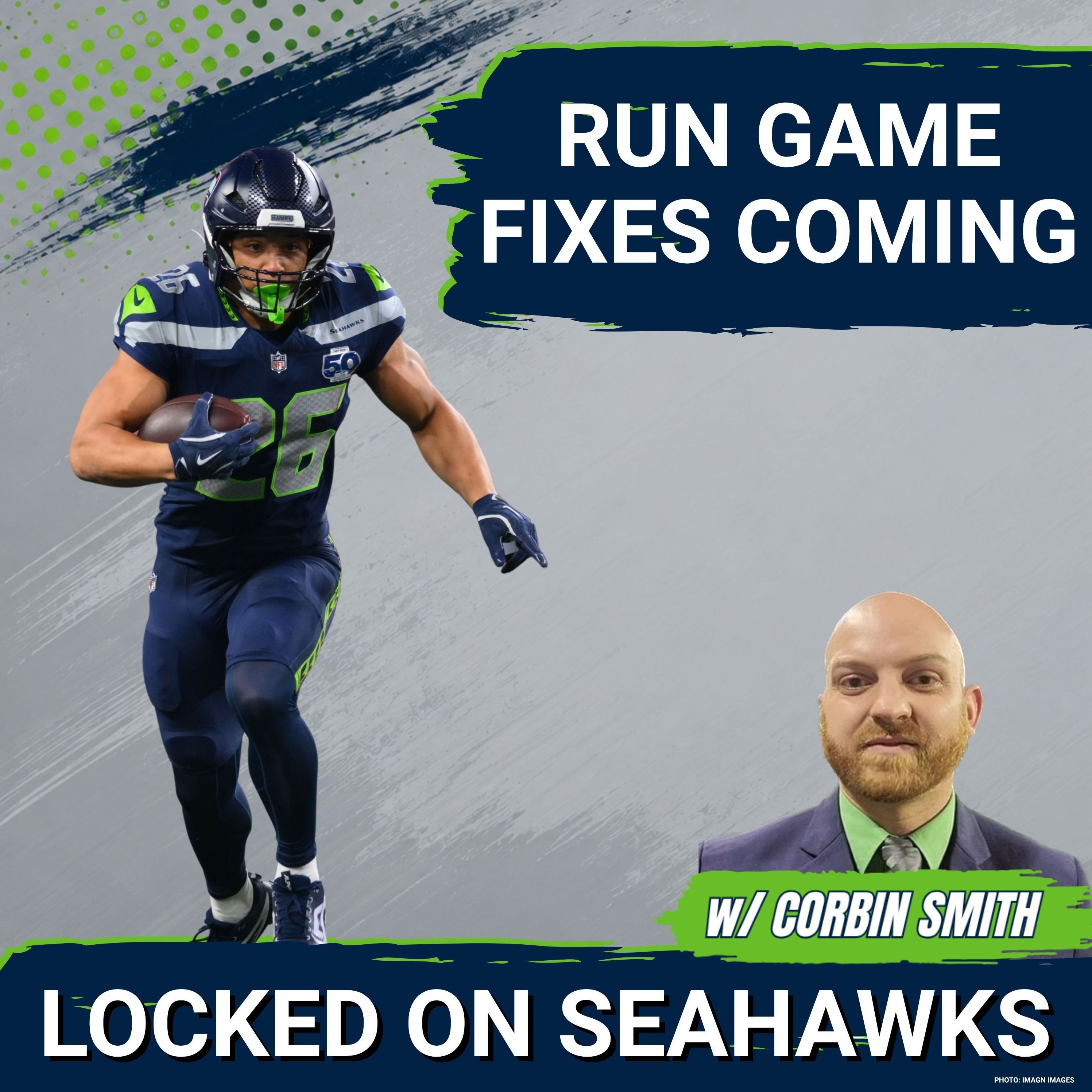 FIX: Can Seattle Seahawks UNLOCK the Run Game with Zach Charbonnet and Anthony Bradford's RETURN? (w/ Corbin Smith) episode artwork