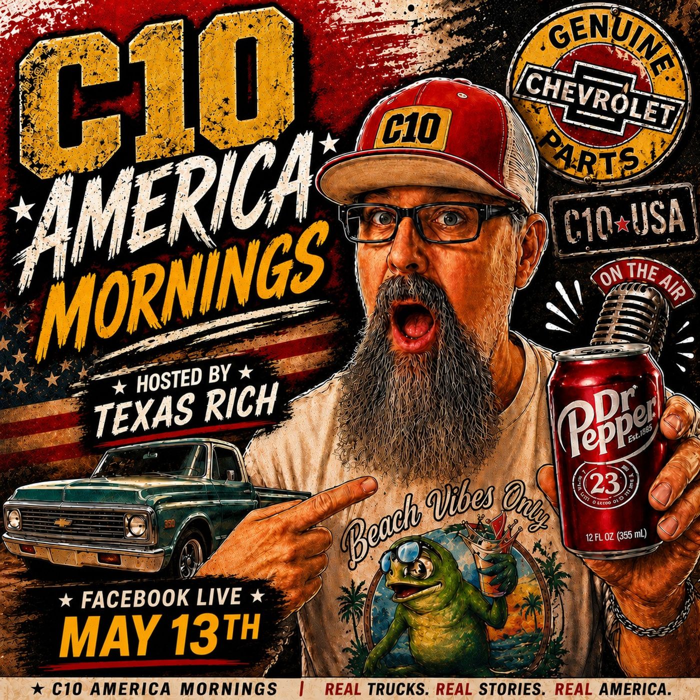 C10 America Facebook Audio Live – Wednesday, May 13